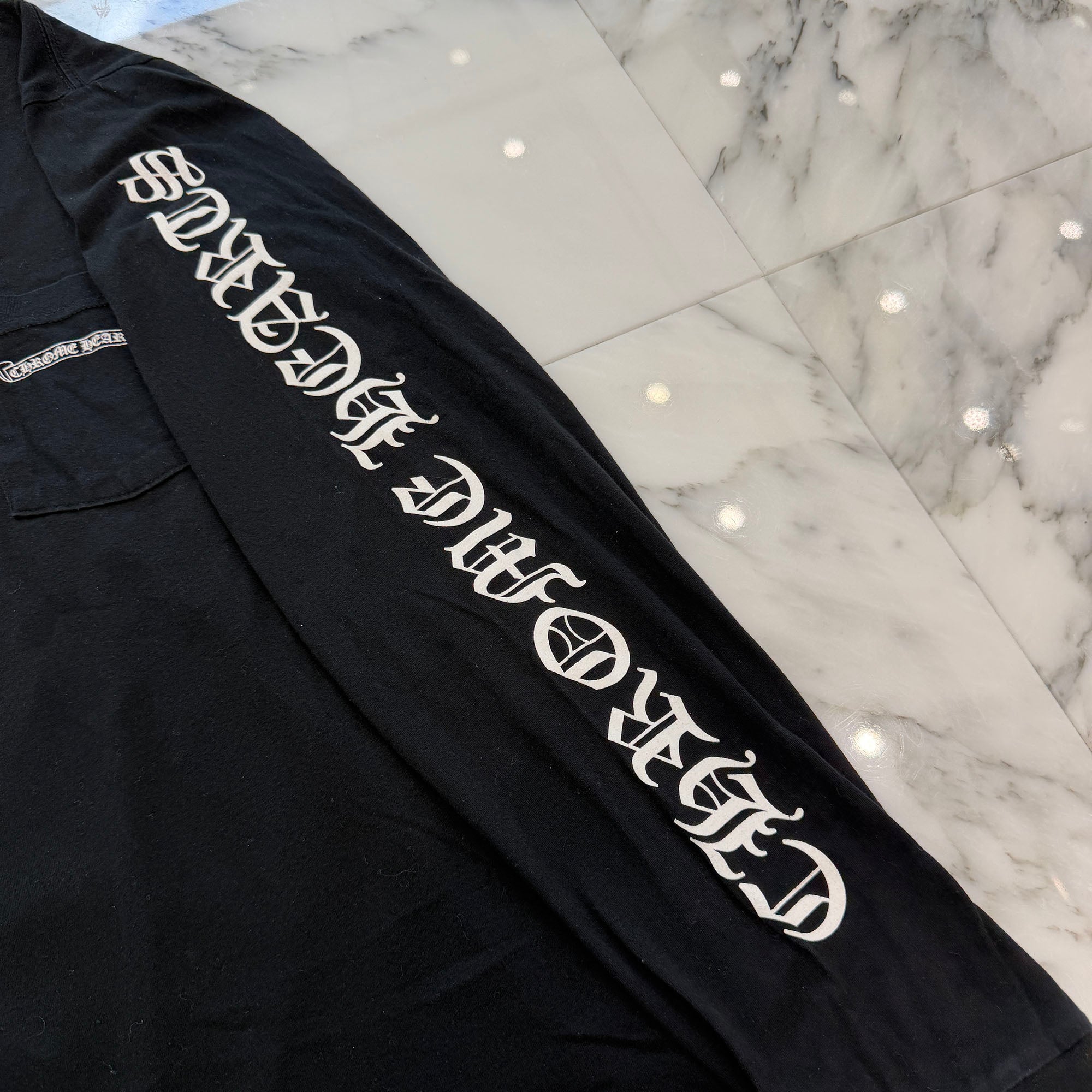 CHROME HEARTS Back Scroll Fuck You Long Sleeve Tee Size M クロムハーツ バックスクロール ファックユー ロングスリーブ Tシャツ サイズM