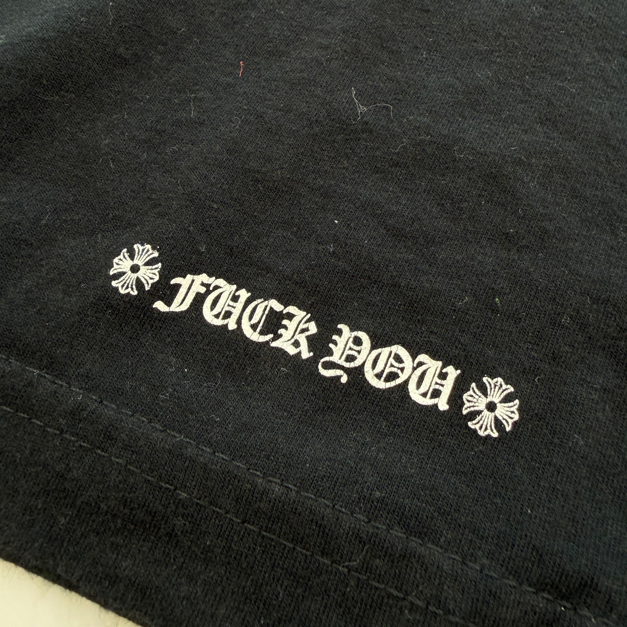 CHROME HEARTS Back Scroll Fuck You Long Sleeve Tee Size M クロムハーツ バックスクロール ファックユー ロングスリーブ Tシャツ サイズM