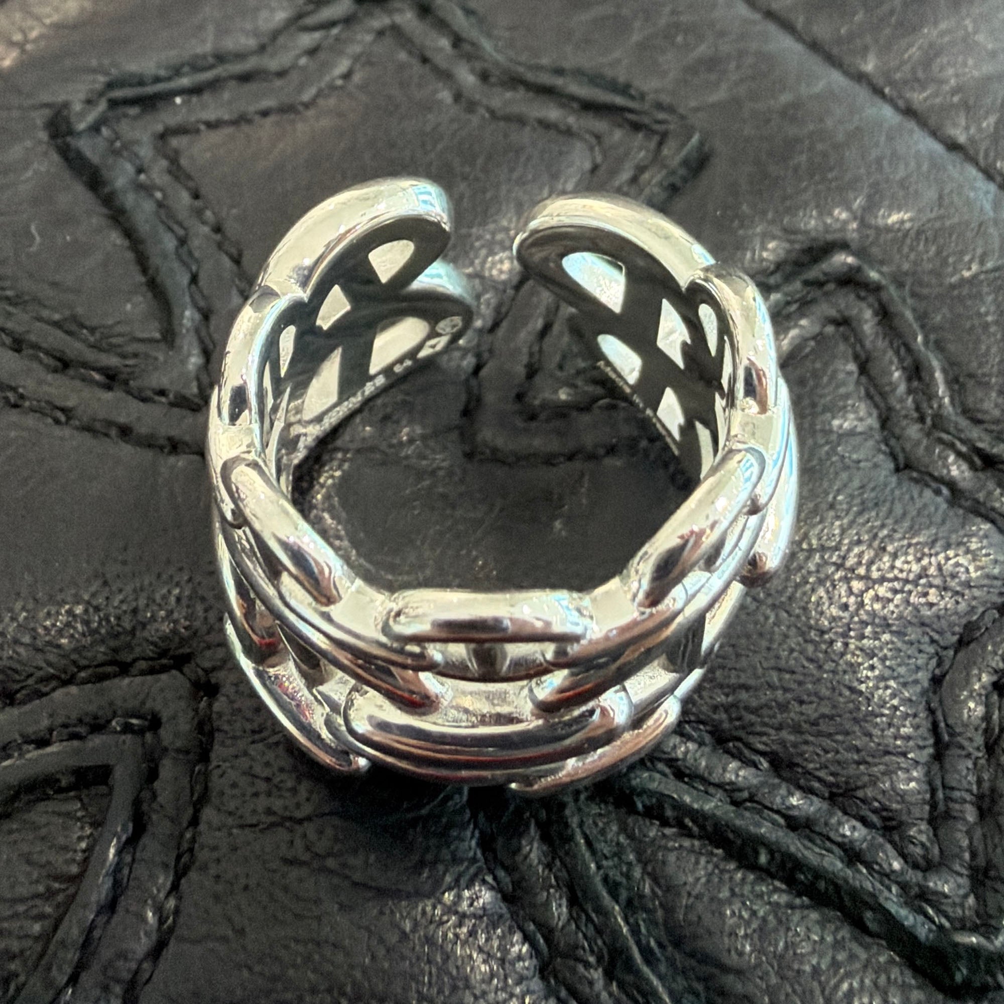 HERMES Chaine d'Ancre Anchaine GM Ring Size 54 (約14号) エルメス シェーヌダンクル アンシェネ GM リング サイズ54 (約14号)