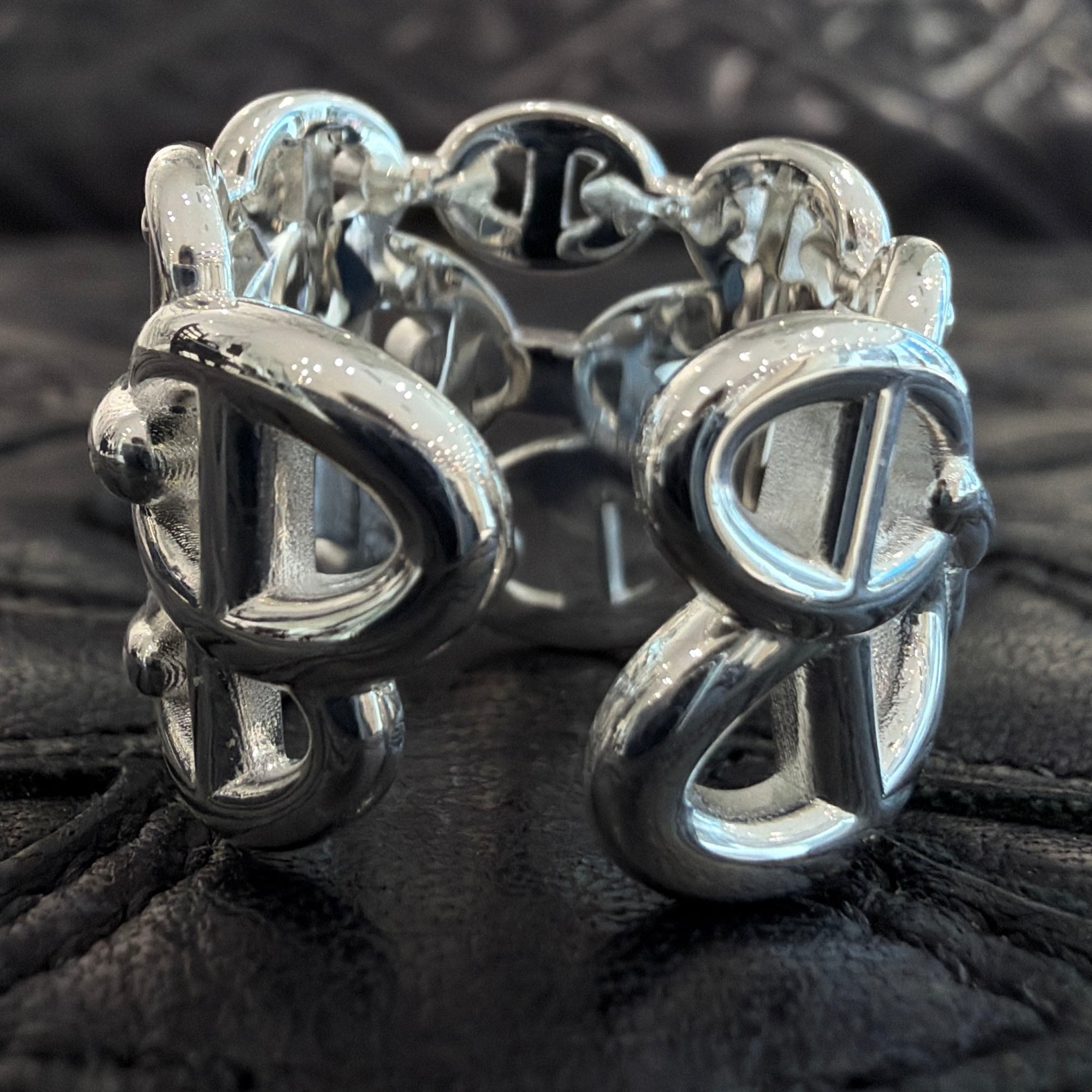HERMES Chaine d'Ancre Anchaine GM Ring Size 54 (約14号) エルメス シェーヌダンクル アンシェネ GM リング サイズ54 (約14号)
