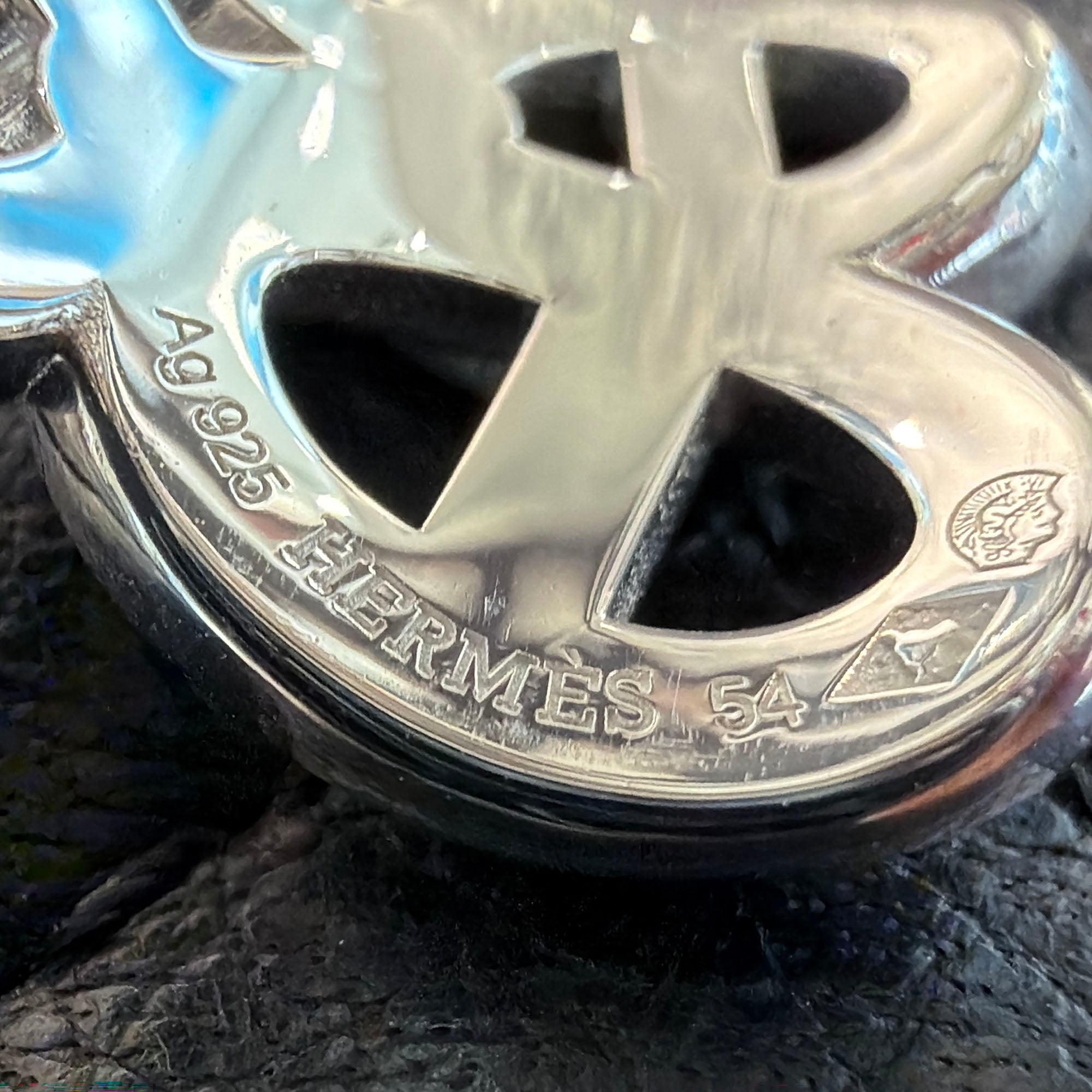 HERMES Chaine d'Ancre Anchaine GM Ring Size 54 (約14号) エルメス シェーヌダンクル アンシェネ GM リング サイズ54 (約14号)