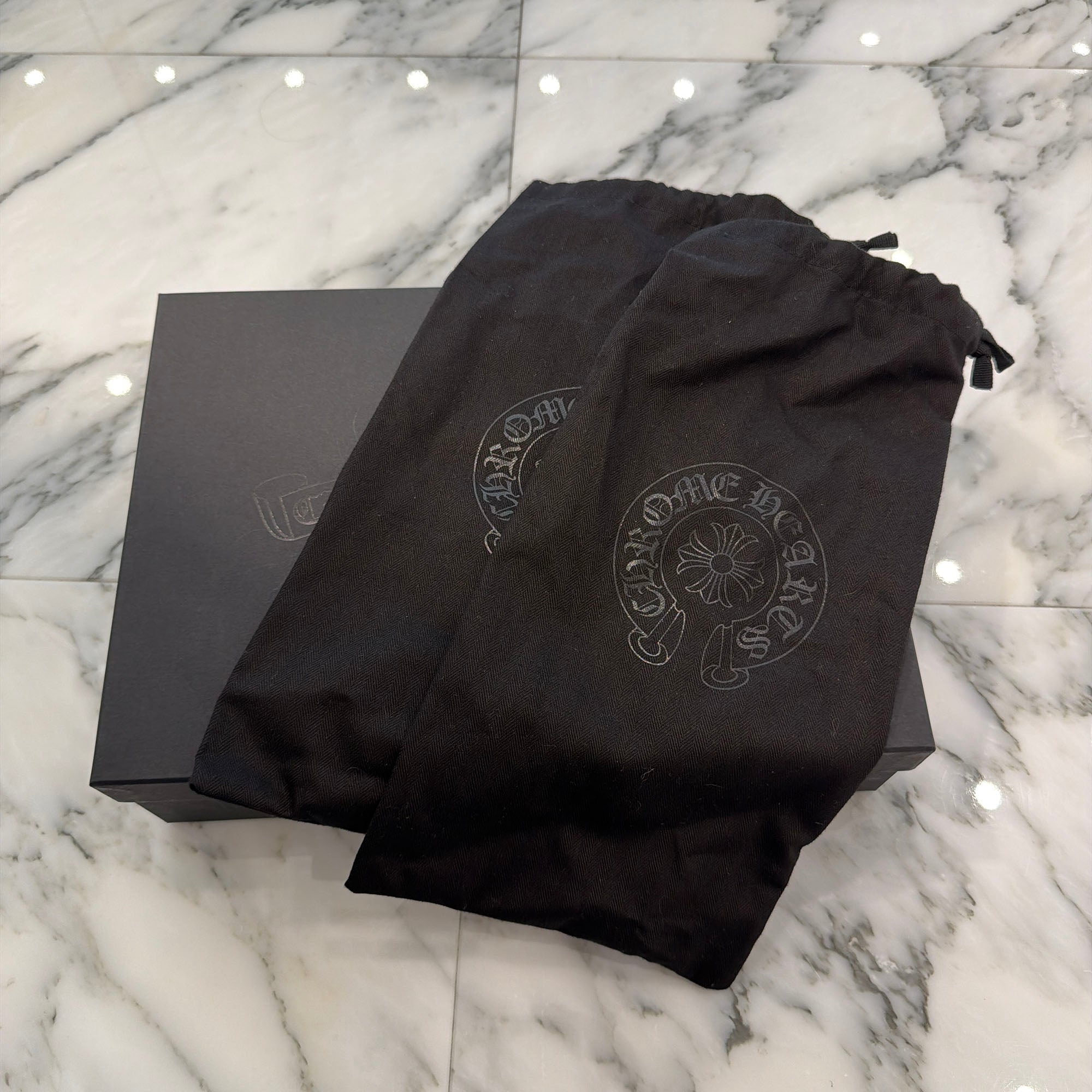 CHROME HEARTS Leather Cross Patch Sandals Size 40 クロムハーツ レザークロスパッチ サンダル サイズ40