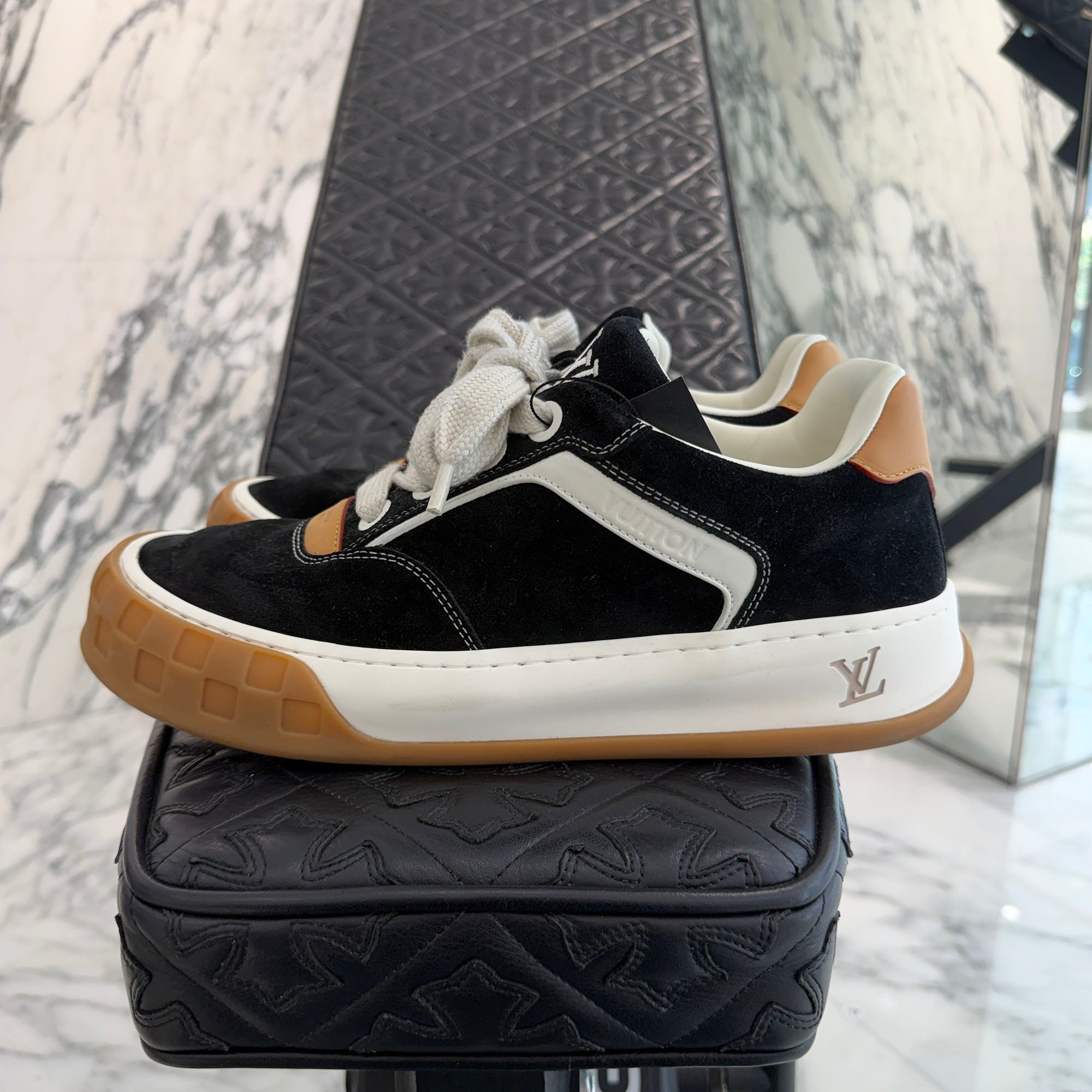 ルイヴィトン スニーカー LOUIS VUITTON LV Tilted Sneaker 1AJ736 Size US9 (約28.0cm) ルイ