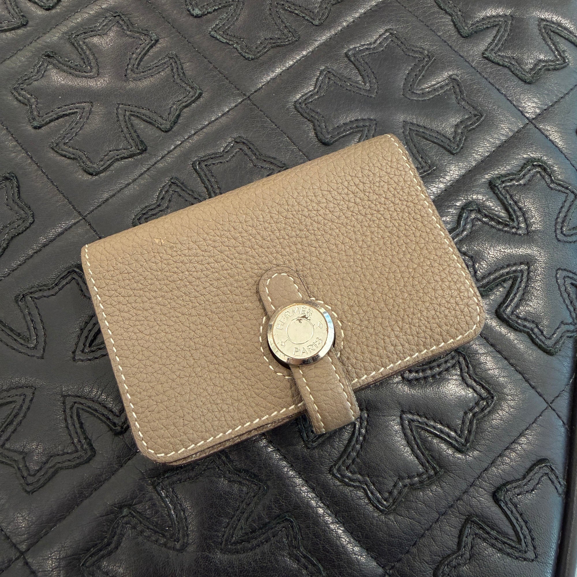HERMES Dogon Card Wallet "Etoupe" X刻印 エルメス ドゴン カードウォレット "エトゥープ" X刻印