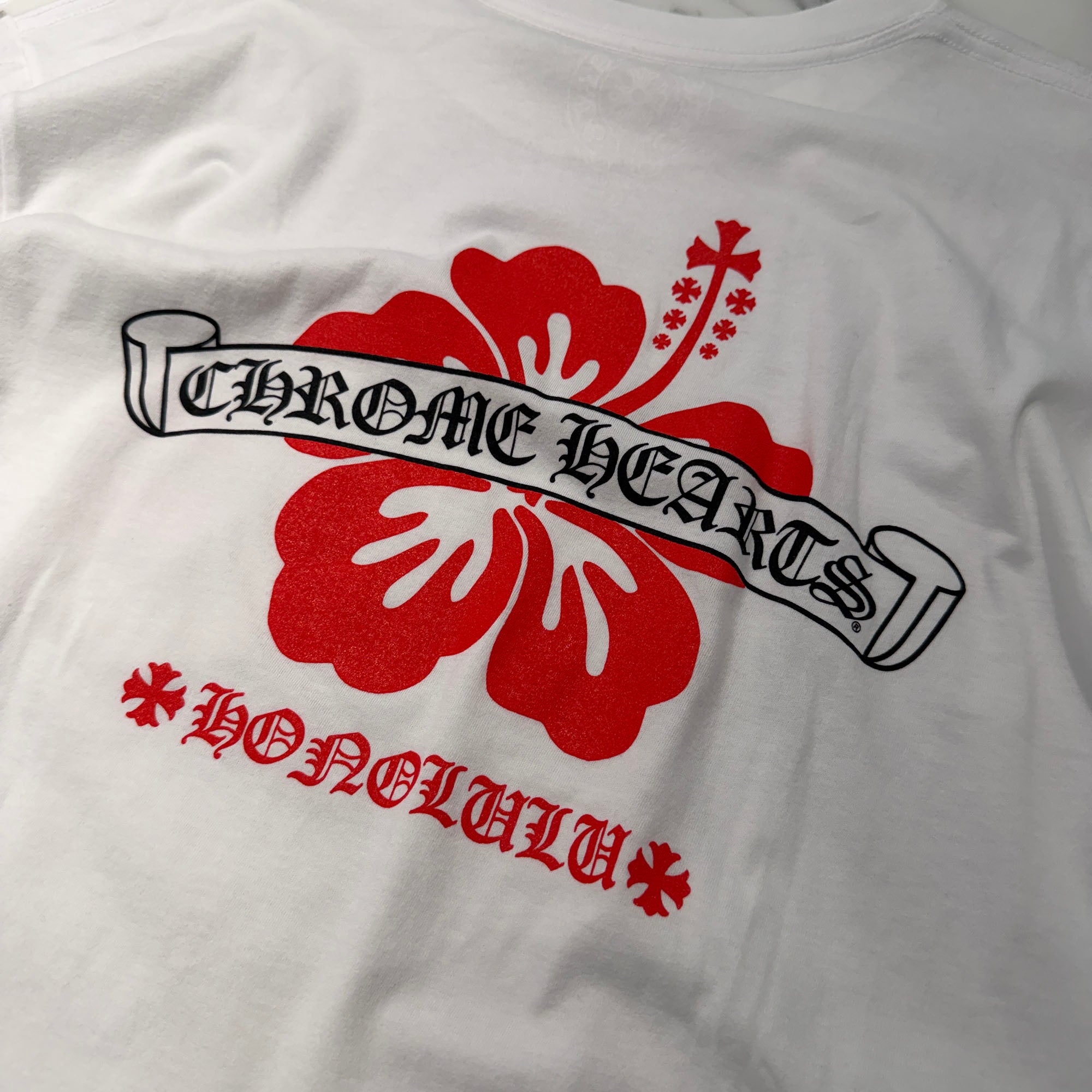 CHROME HEARTS Honolulu Limited Back Scroll Logo Long Sleeve Tee Size L クロムハーツ ホノルル限定 バックスクロールロゴ ロングスリーブTシャツ サイズL