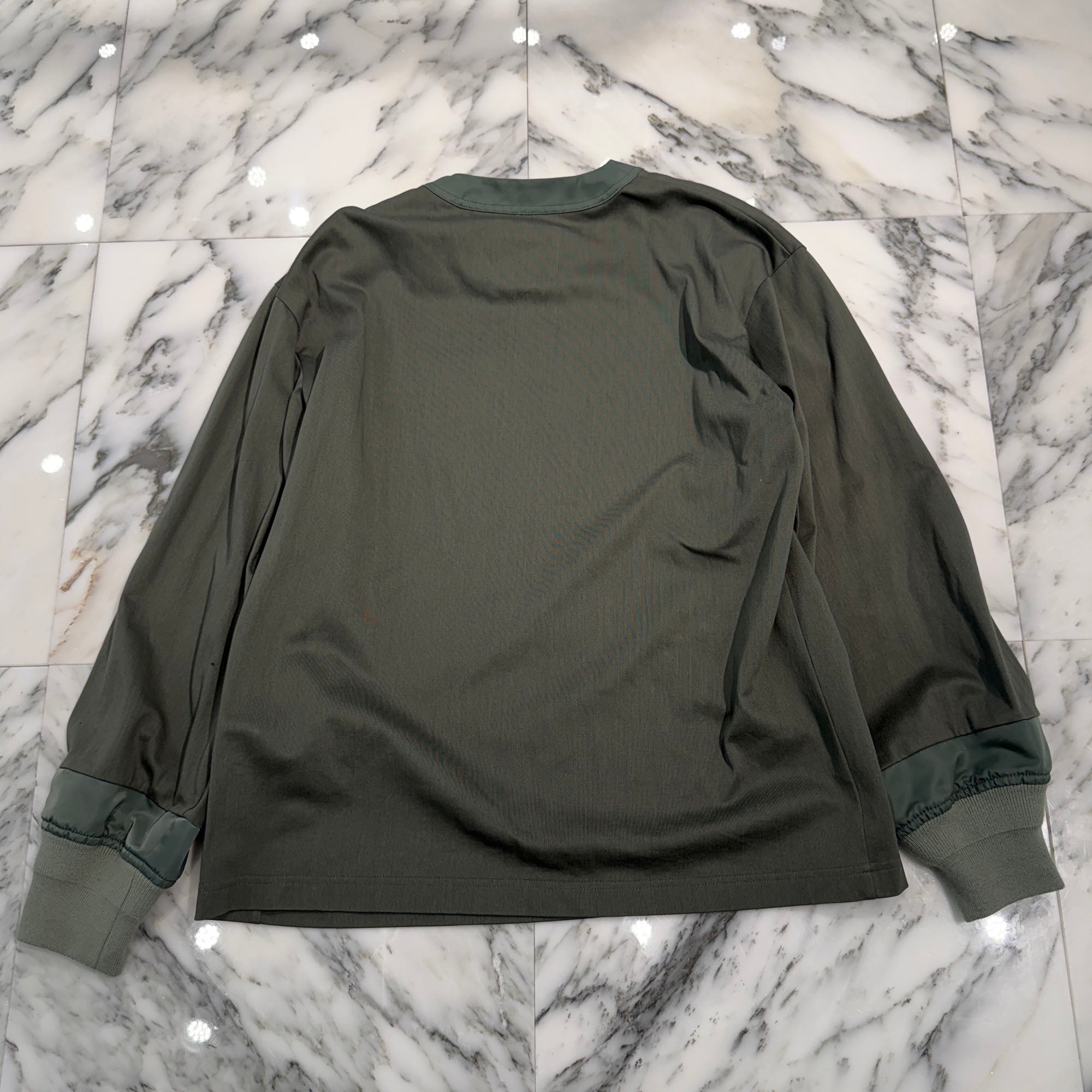 sacai 2023SS Cotton Jersey Long Sleeve Tee 24-03568M Size 1 サカイ コットン ジャージー ロングスリーブ Ｔシャツ サイズ1