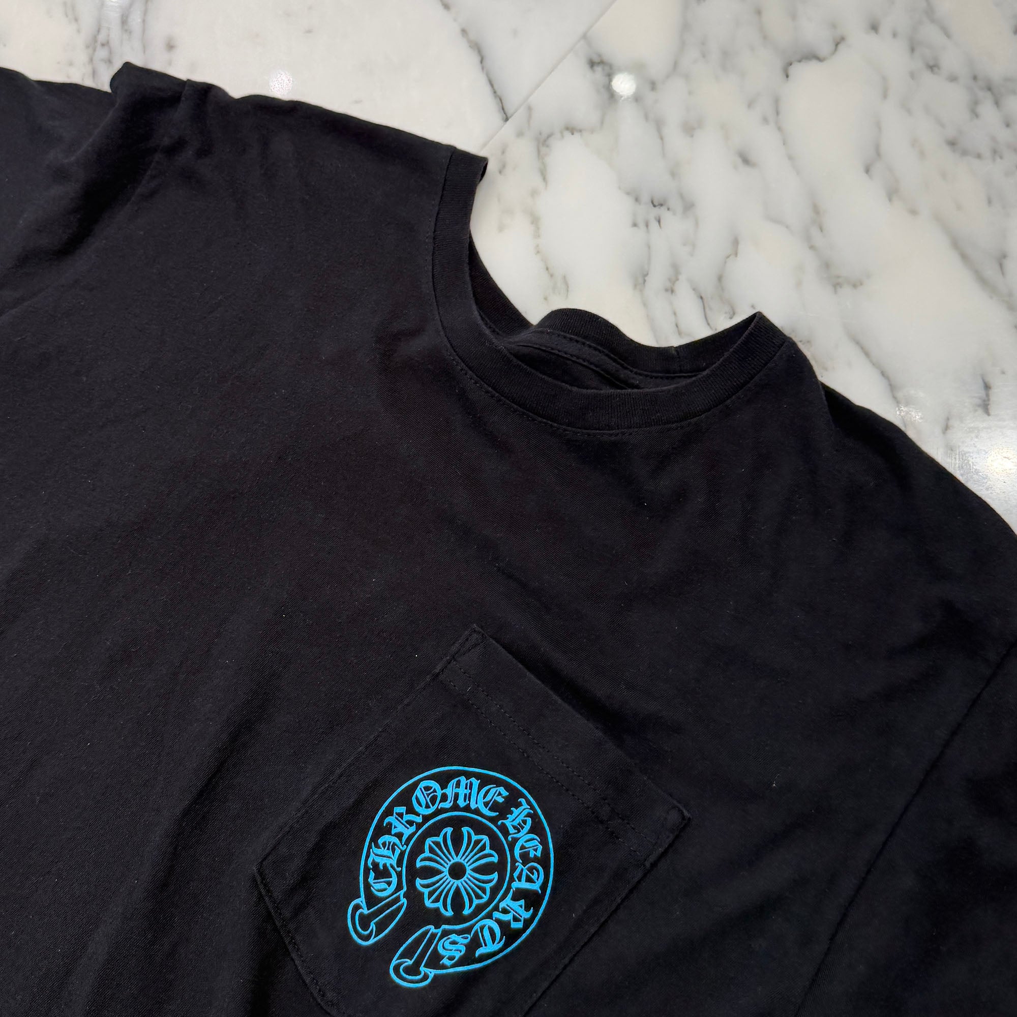 CHROME HEARTS 3 Blue Cross Tee Size L クロムハーツ 3 ブルークロス Tシャツ サイズL