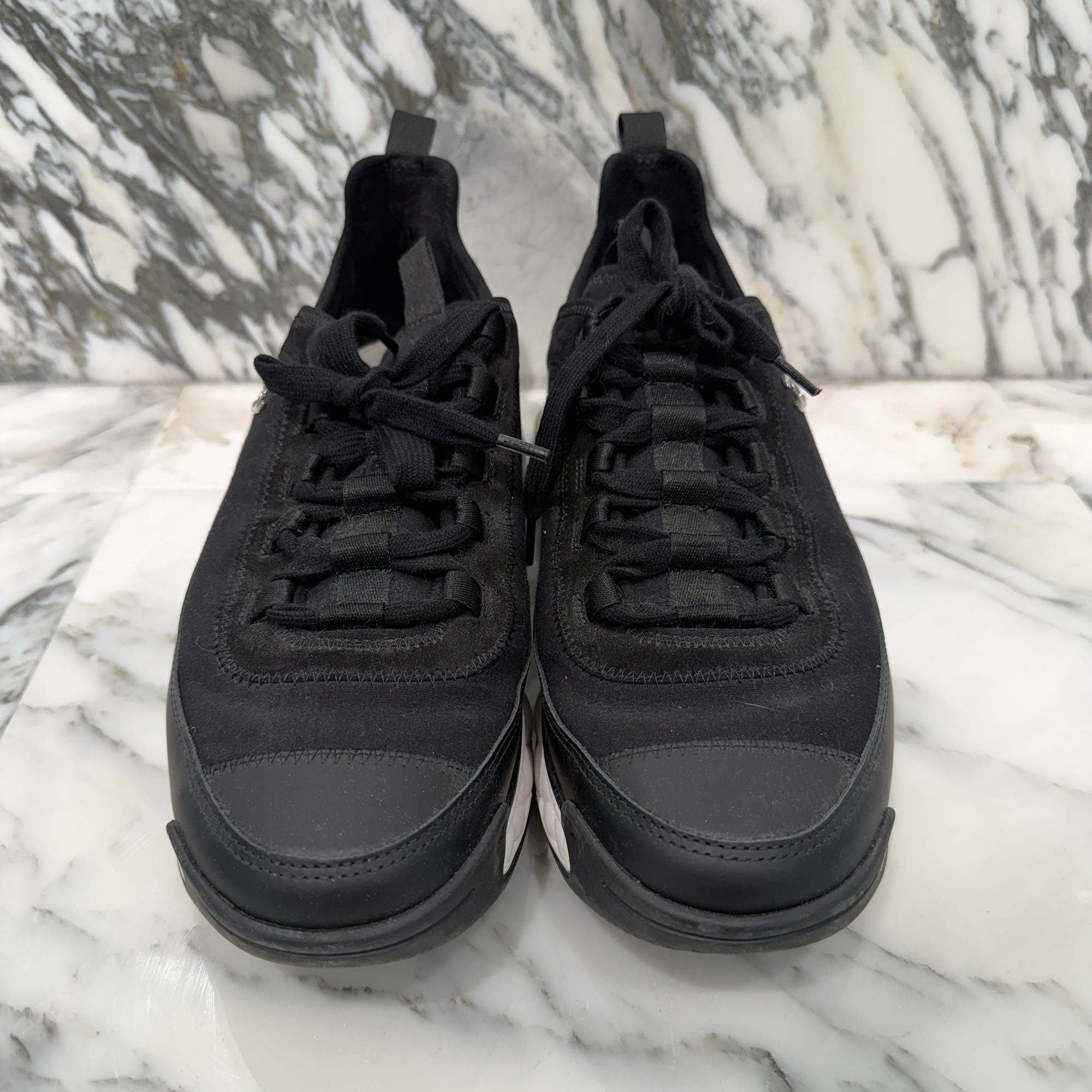 CHANEL 2023AW CoCo Mark Low Cut Lace Up Sneakers G45331 B14494 Size 41 (約：25.5cm～26.0cm) シャネル ココマーク ローカット レースアップ スニーカー サイズ41 (約：25.5cm～26.0cm)