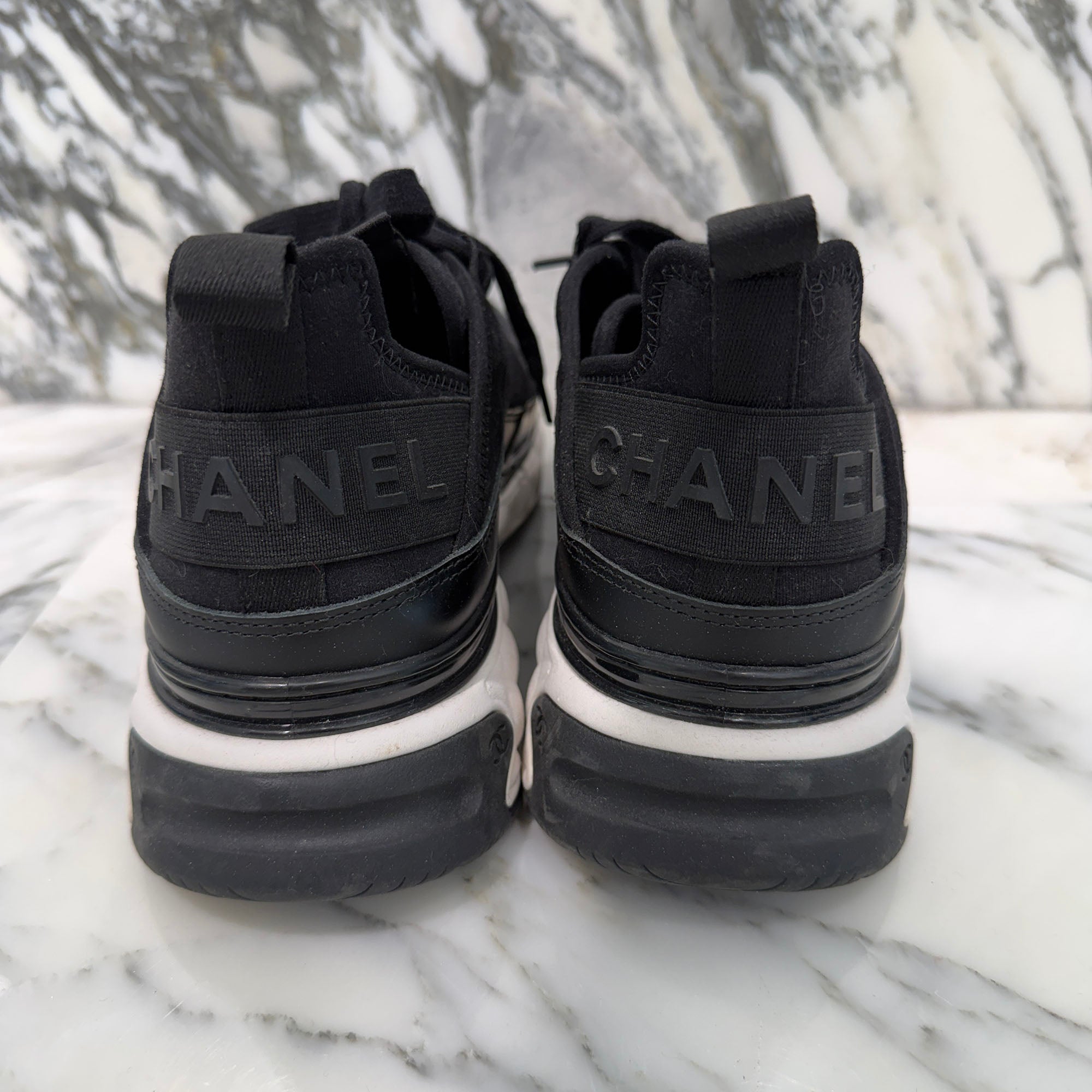 CHANEL 2023AW CoCo Mark Low Cut Lace Up Sneakers G45331 B14494 Size 41 (約：25.5cm～26.0cm) シャネル ココマーク ローカット レースアップ スニーカー サイズ41 (約：25.5cm～26.0cm)