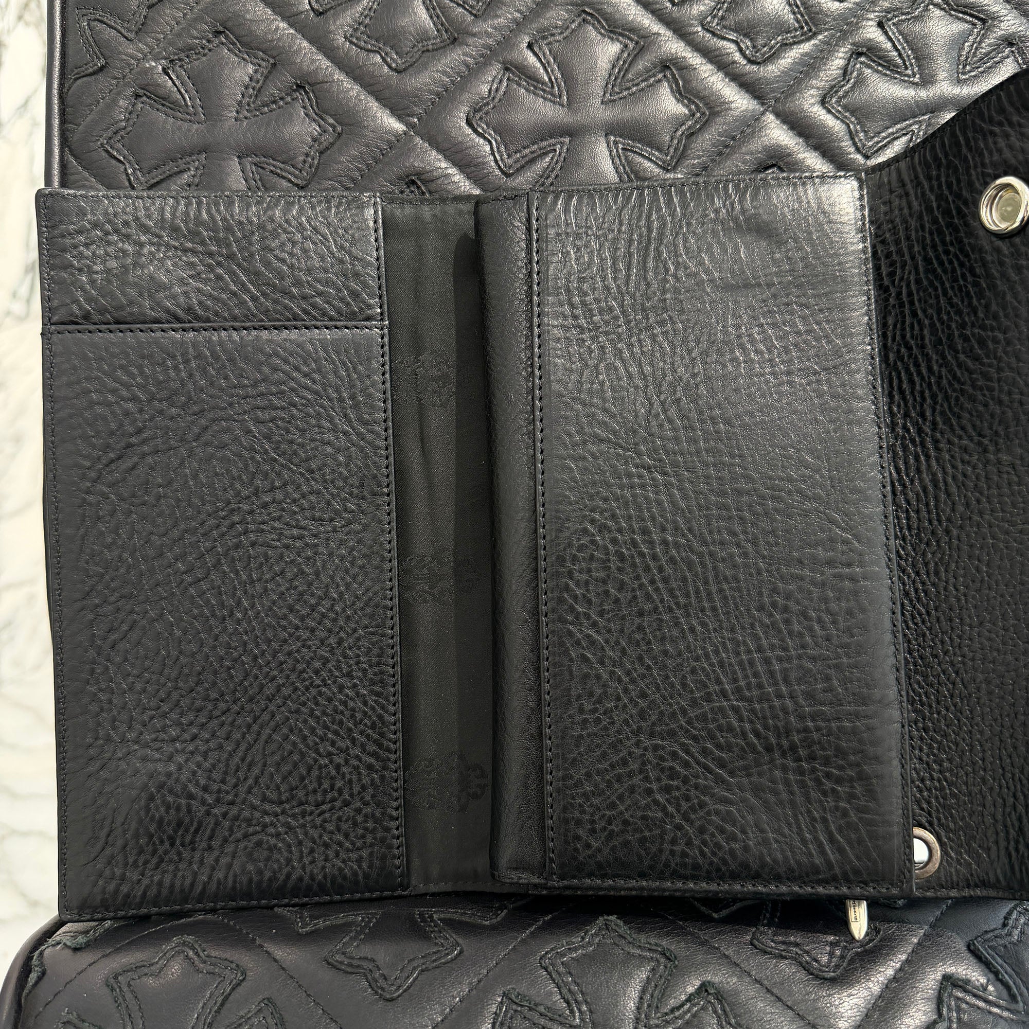 CHROME HEARTS Wave Cross Ball Wallet クロムハーツ ウェーブクロスボール ウォレット
