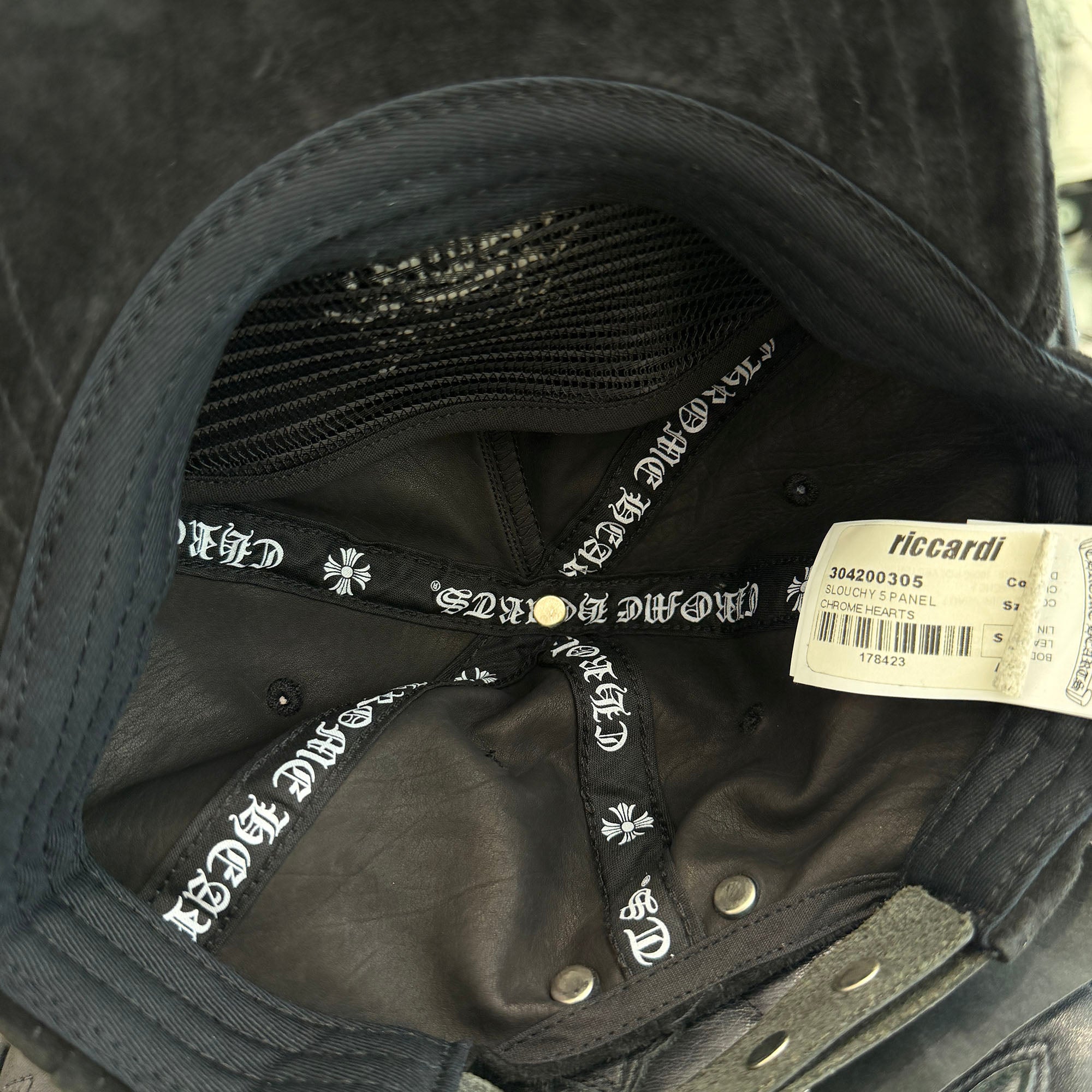 CHROME HEARTS Dagger Suede Trucker Cap Size ONE SIZE (53-60) クロムハーツ ダガースエードトラッカーキャップ サイズONE SIZE (53-60)