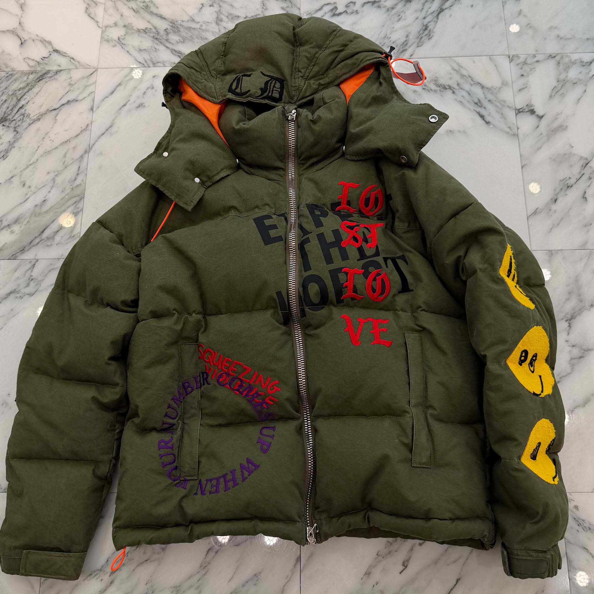 READYMADE × Cali Thornhill 2019AW Dewitt Down Jacket RE-CD-KH-00-90 Size 2 レディメイド × カリ・ソーンヒル・デュイット デウィット ダウンジャケット サイズ2