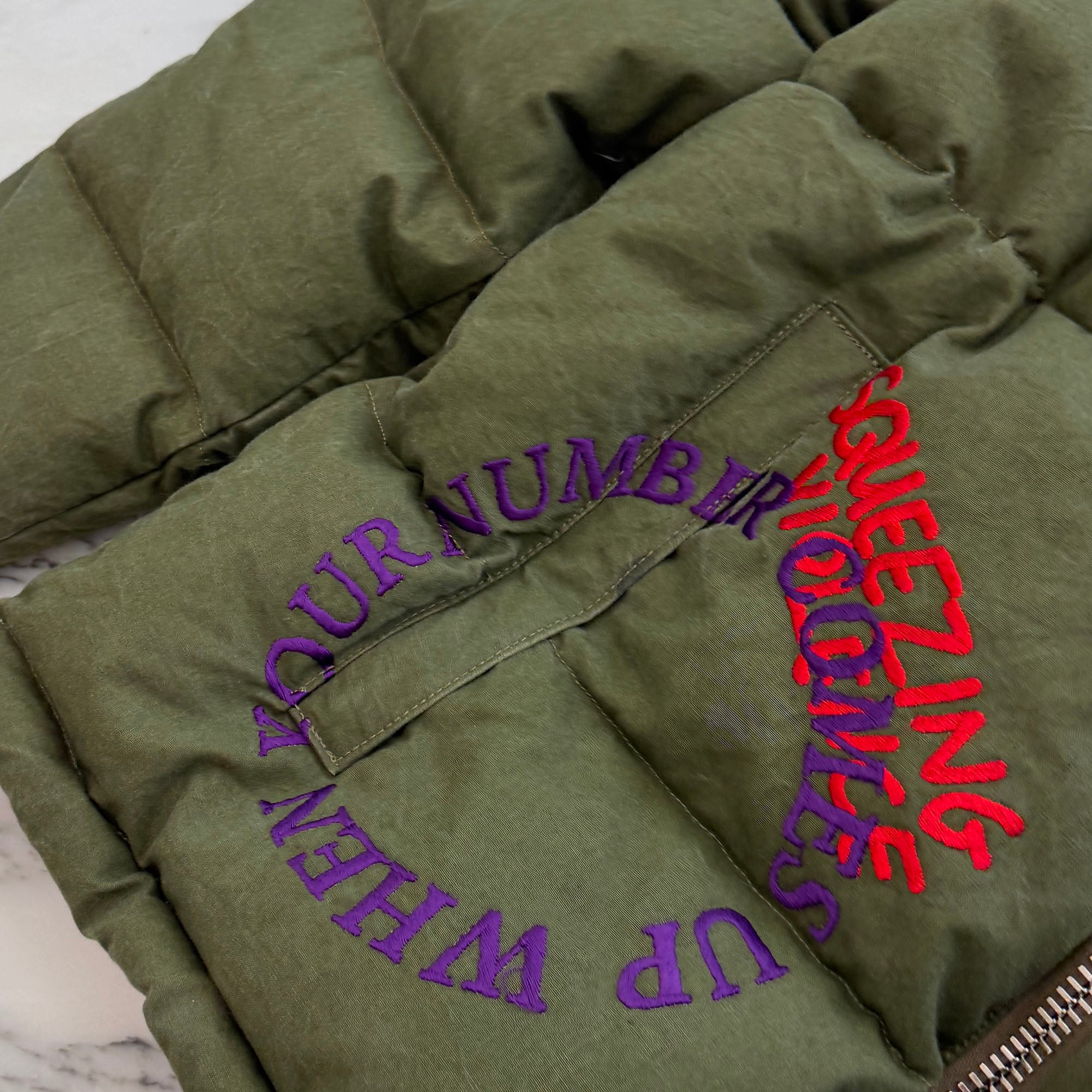 READYMADE × Cali Thornhill 2019AW Dewitt Down Jacket RE-CD-KH-00-90 Size 2 レディメイド × カリ・ソーンヒル・デュイット デウィット ダウンジャケット サイズ2