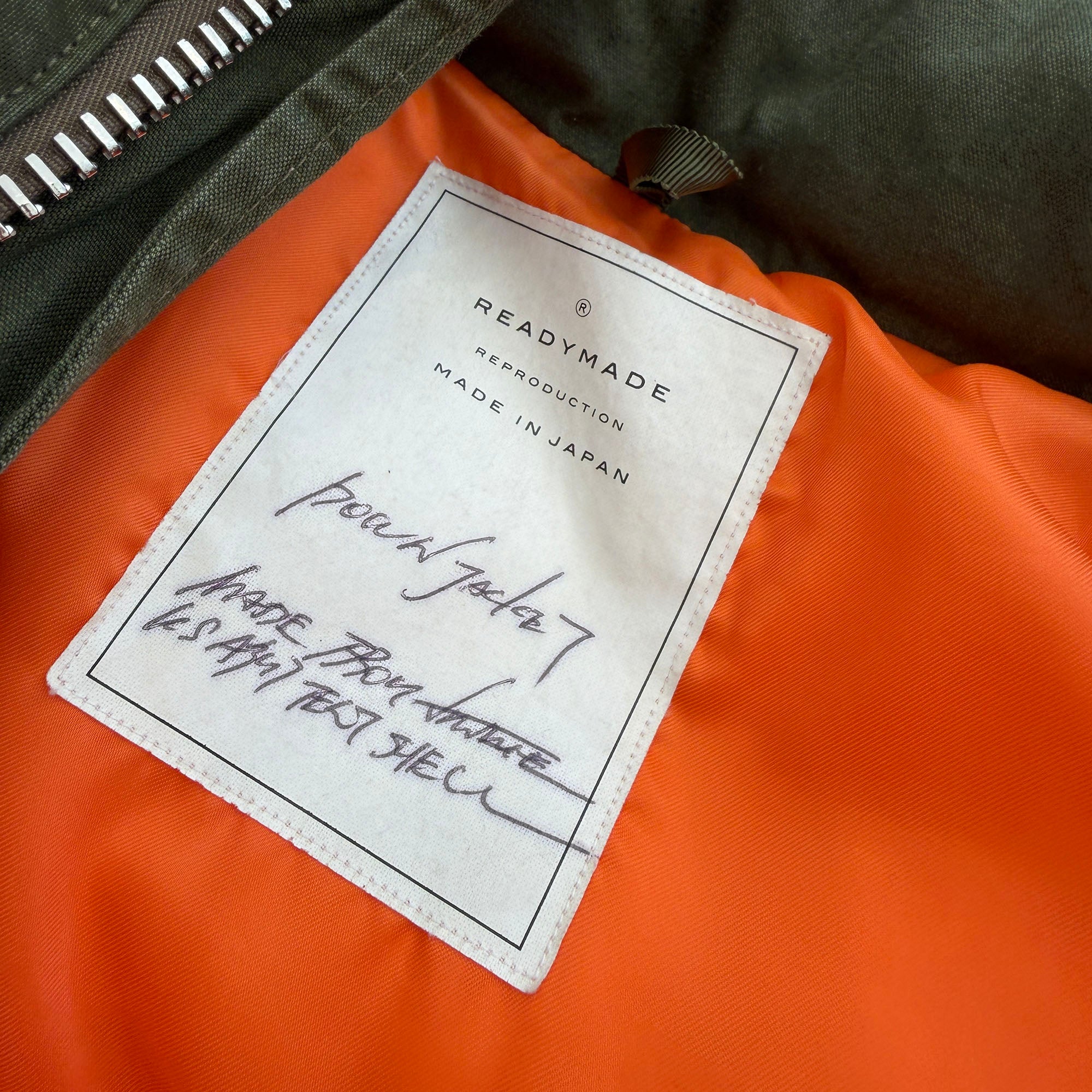 READYMADE × Cali Thornhill 2019AW Dewitt Down Jacket RE-CD-KH-00-90 Size 2 レディメイド × カリ・ソーンヒル・デュイット デウィット ダウンジャケット サイズ2