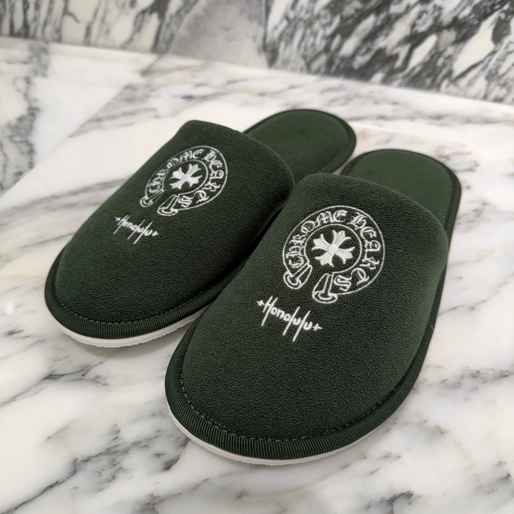 CHROME HEARTS Honolulu Limited Horseshoe Hotel Slippers Sandals Size M クロムハーツ ホノルル限定 ホースシューホテルスリッパ サンダル サイズM