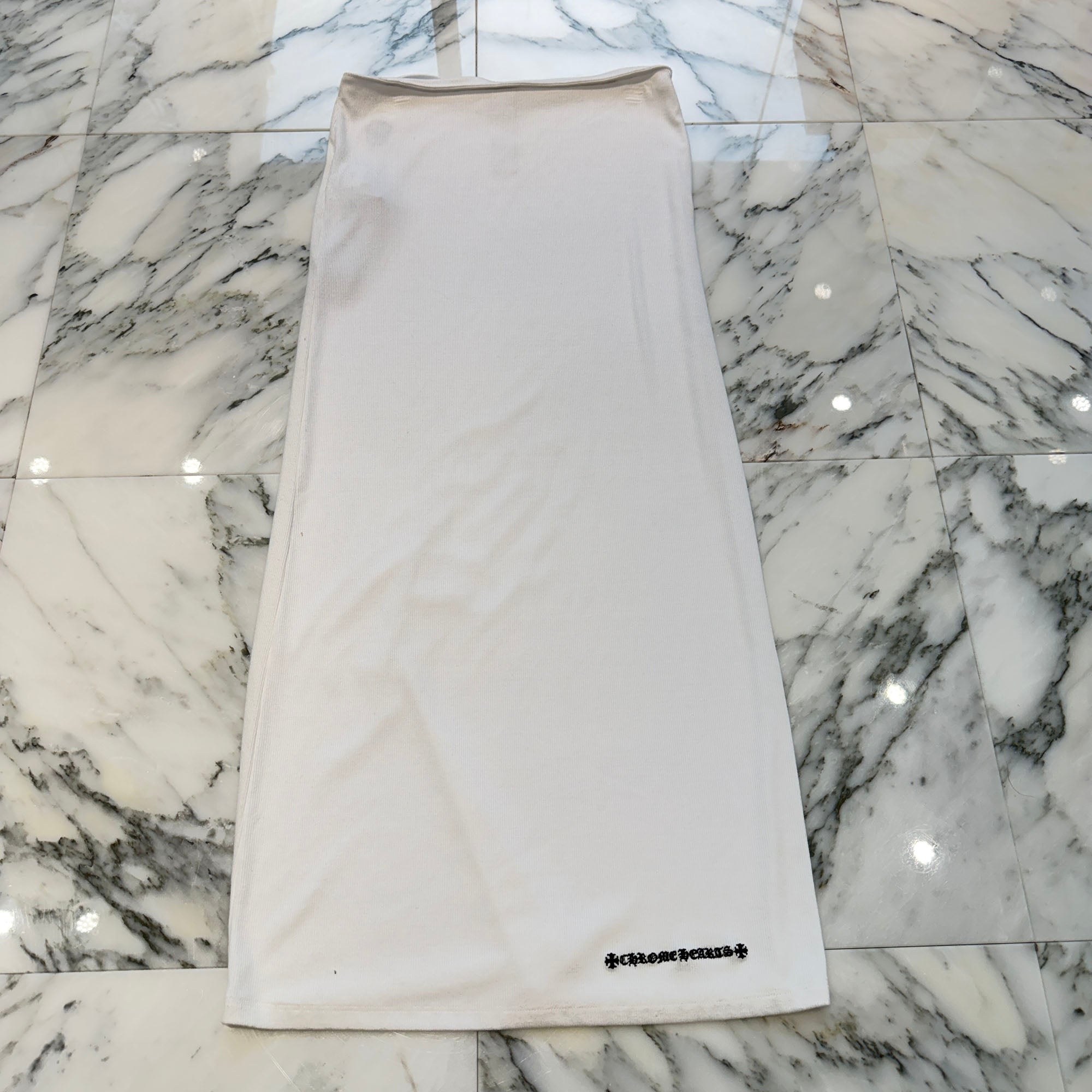 CHROME HEARTS Y NOT Vine Dagger Embroidery Skirt Size S クロムハーツ ワイノット ヴァインダガー刺繍 ロングスカート サイズS