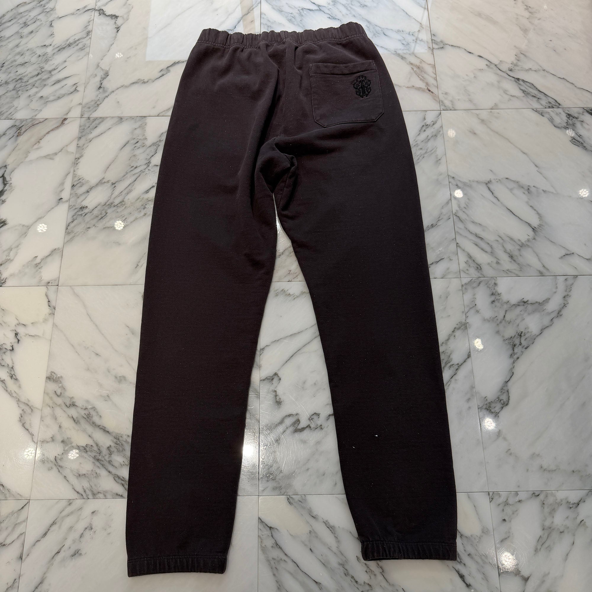 CHROME HEARTS Y NOT Vertical Logo Embroidery Sweat Long Pants Size L クロムハーツ ワイノット ヴァーティカルロゴ 刺繍 スウェットロングパンツ サイズL
