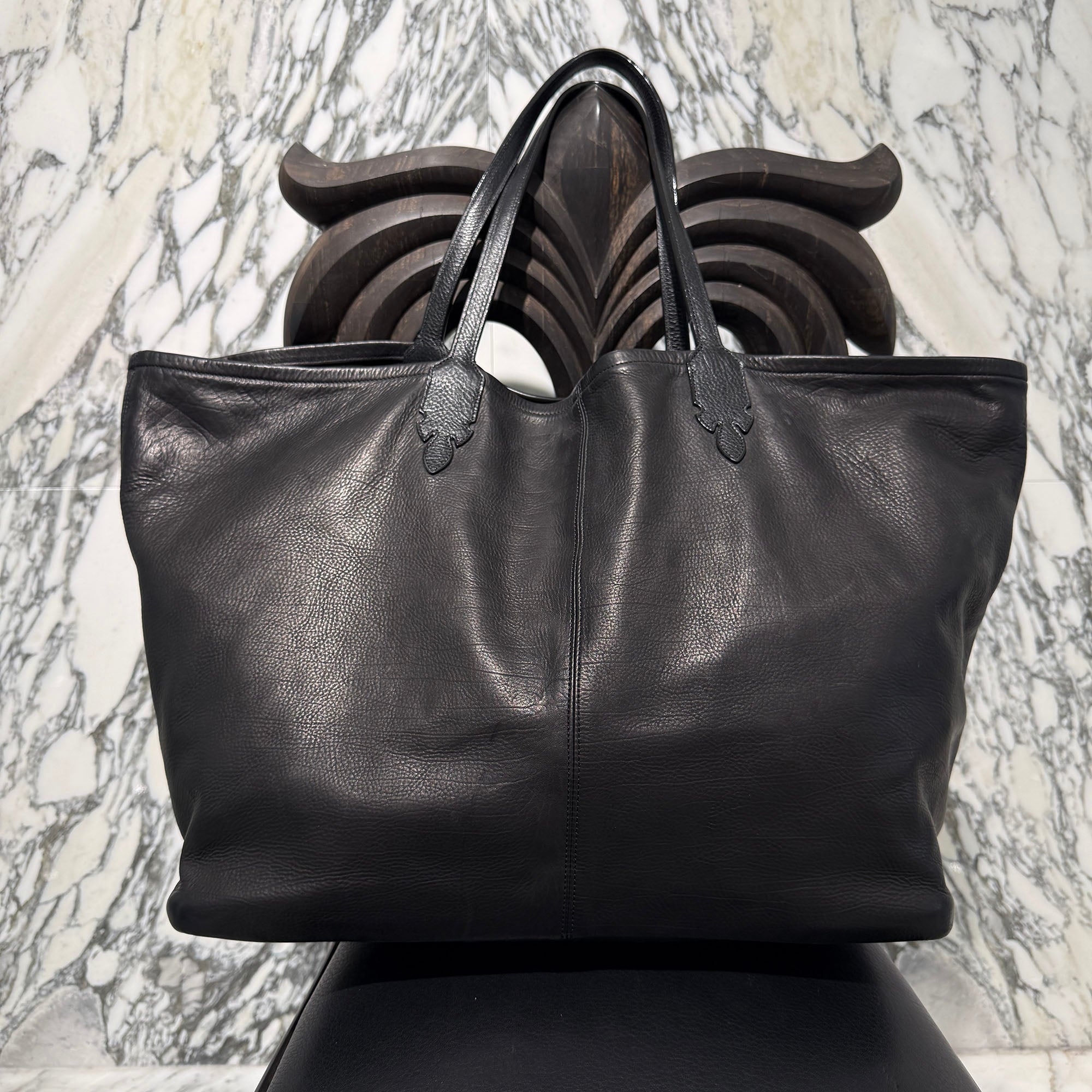 CHROME HEARTS LUCILLE Leather Tote Bag クロムハーツ ルシール レザー トートバッグ