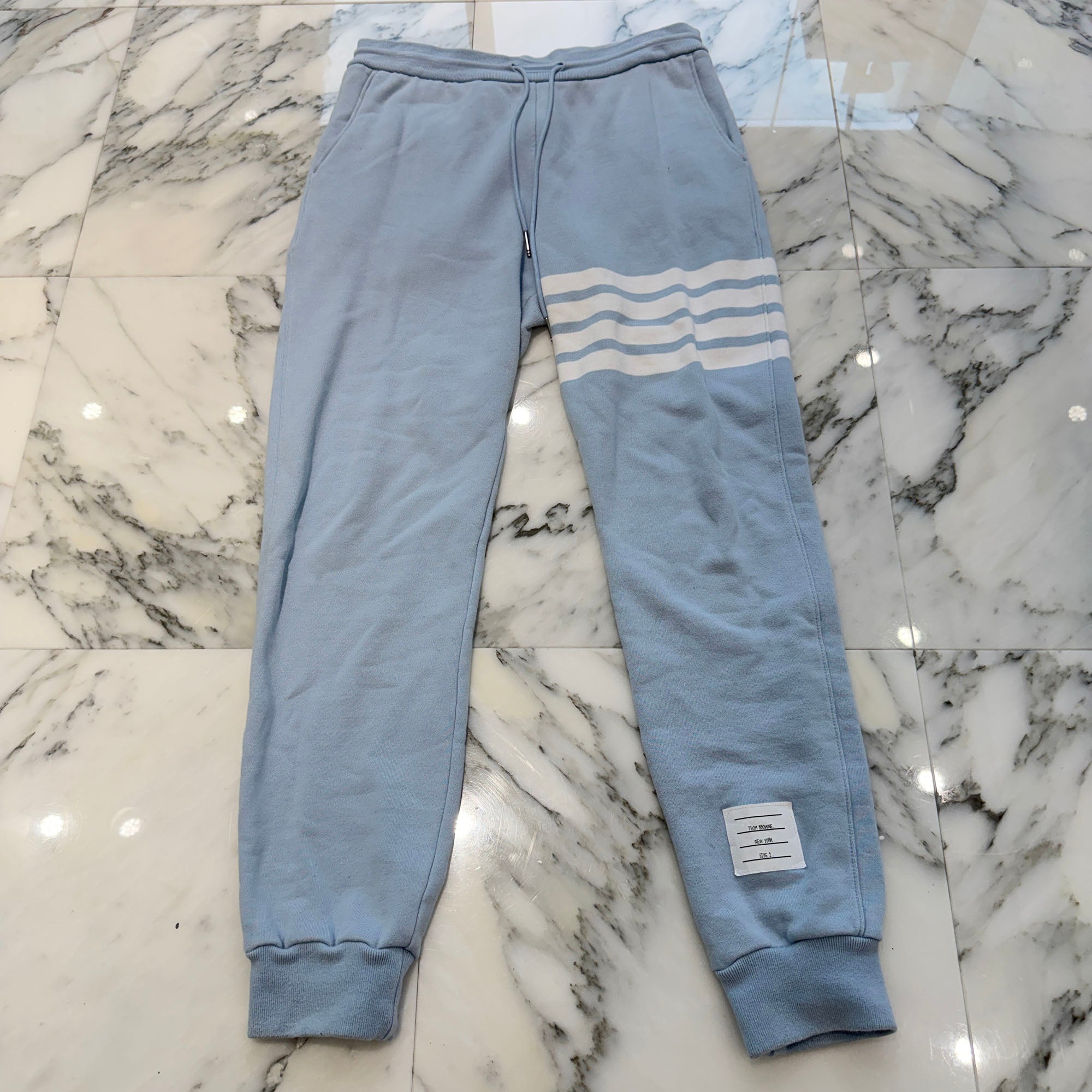 THOM BROWNE 2024SS 4BAR Classic Sweat Pants MJW008H-00535480 Size 2 トムブラウン 4BAR クラシック スウェットパンツ サイズ2