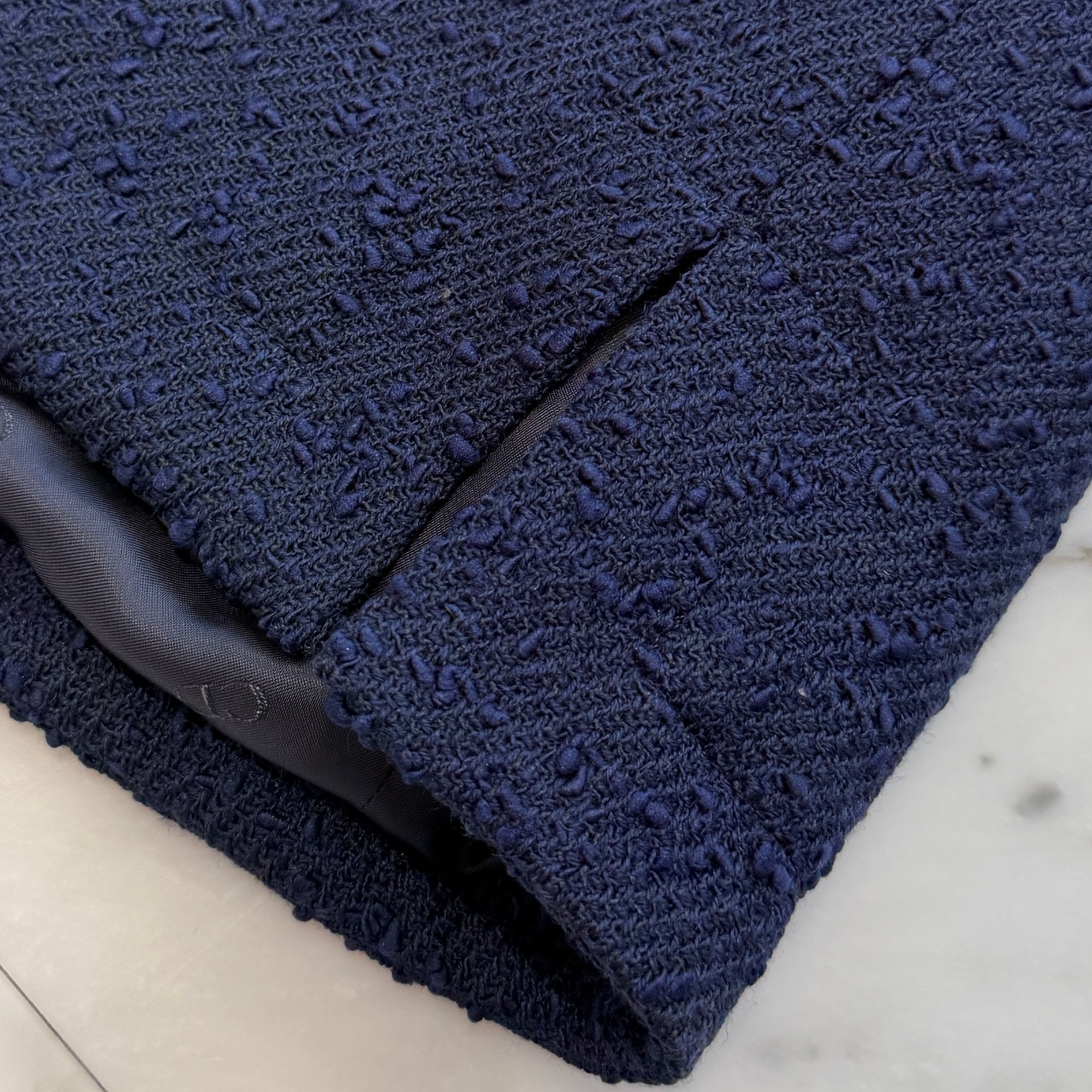 DIOR 2021SS Loose Fit Wool Blend Tweed Shirt 483C606A6084 Size 52 ディオール ルーズフィット ウールブレンド ツイードシャツ サイズ52