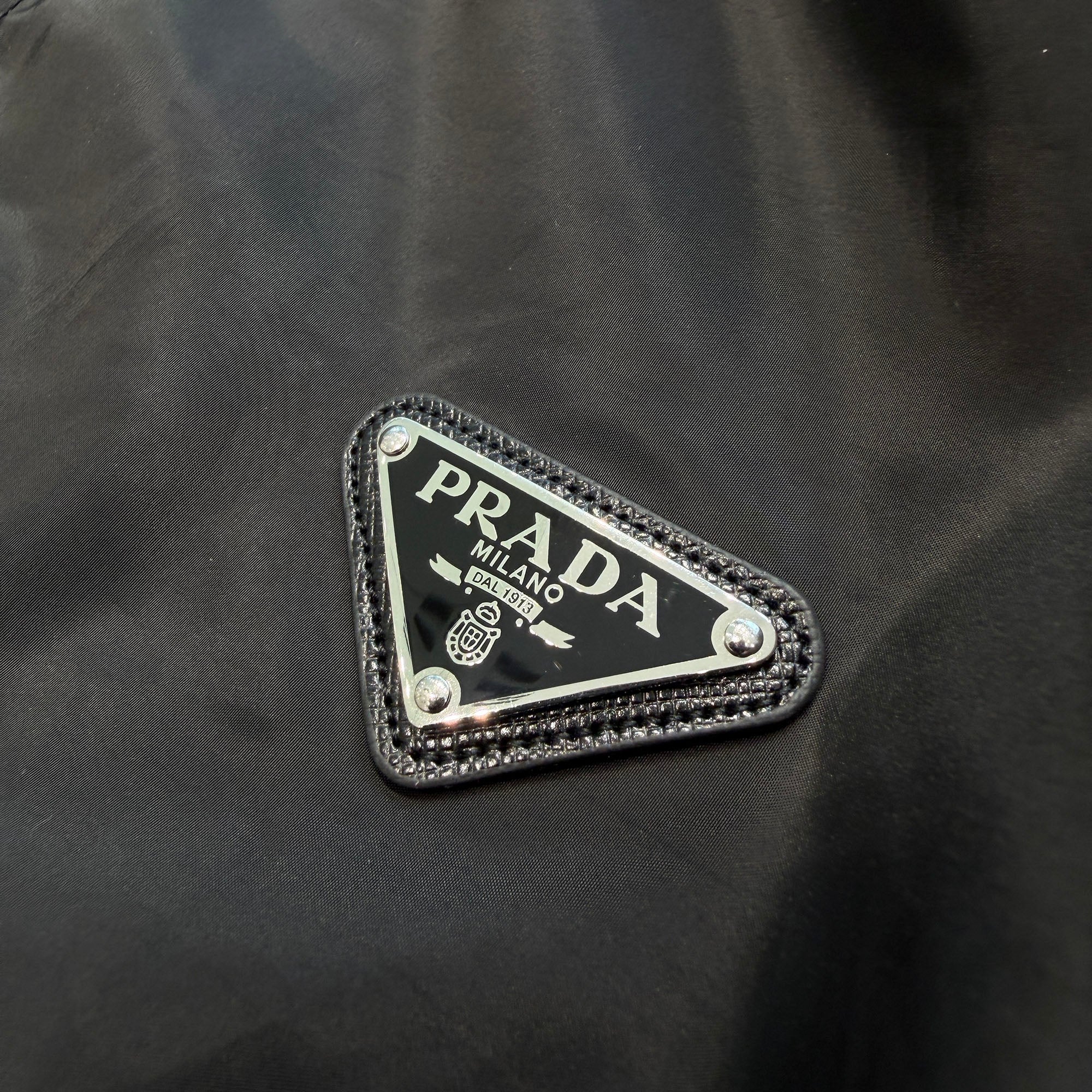 PRADA 2023AW Triangle Logo Plate Reversible Zip Up Jacket SGH057 RWM0 Size 52 プラダ トライアングルロゴプレート リバーシブル ジップアップ ジャケット サイズ52