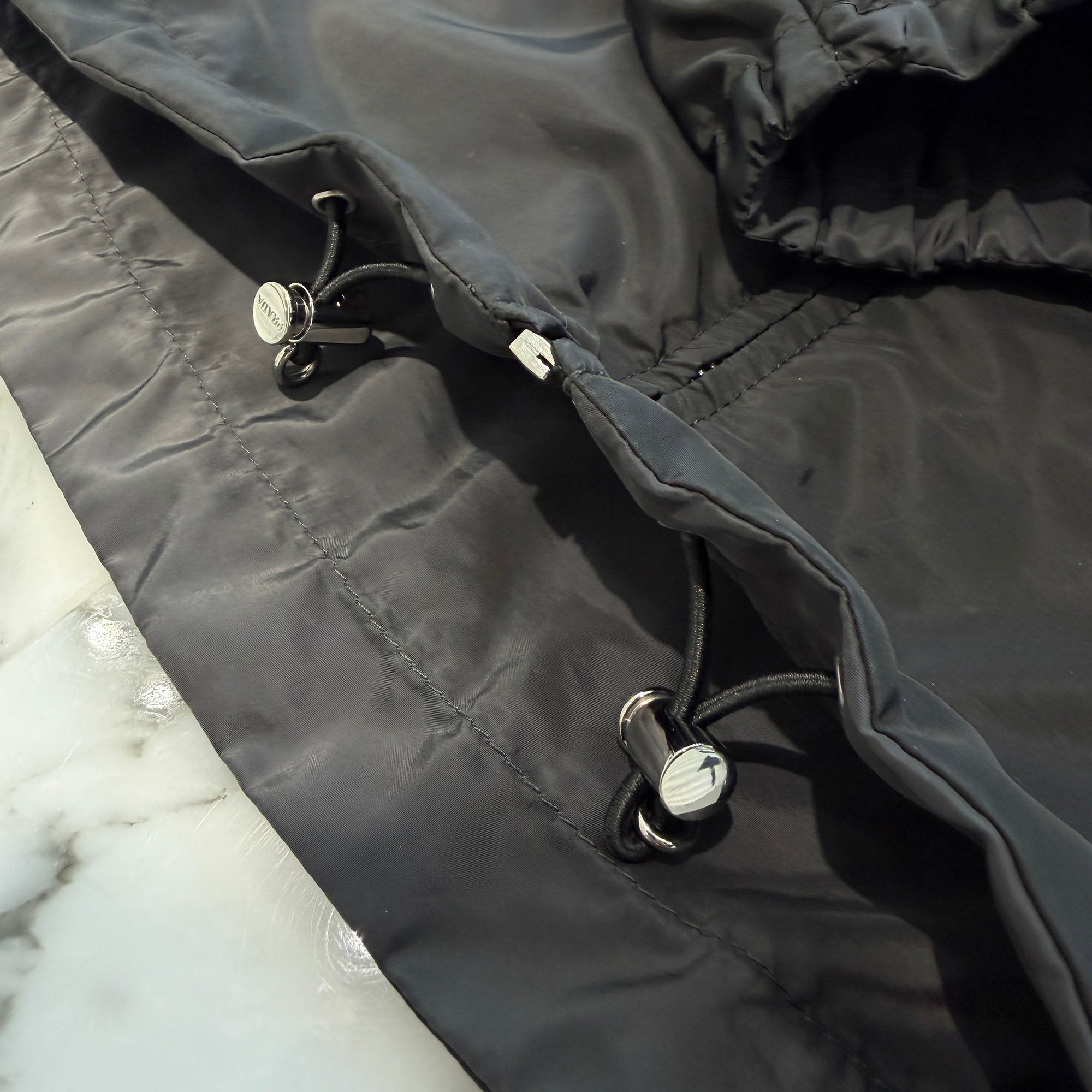PRADA 2023AW Triangle Logo Plate Reversible Zip Up Jacket SGH057 RWM0 Size 52 プラダ トライアングルロゴプレート リバーシブル ジップアップ ジャケット サイズ52