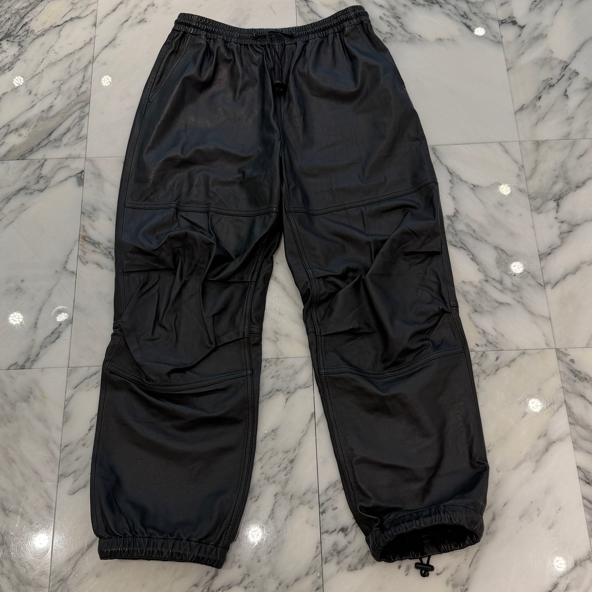 Alexander Wang Lamb Leather Tapered Pants Size M アレキサンダーワン ラムレザー テーパードパンツ サイズM