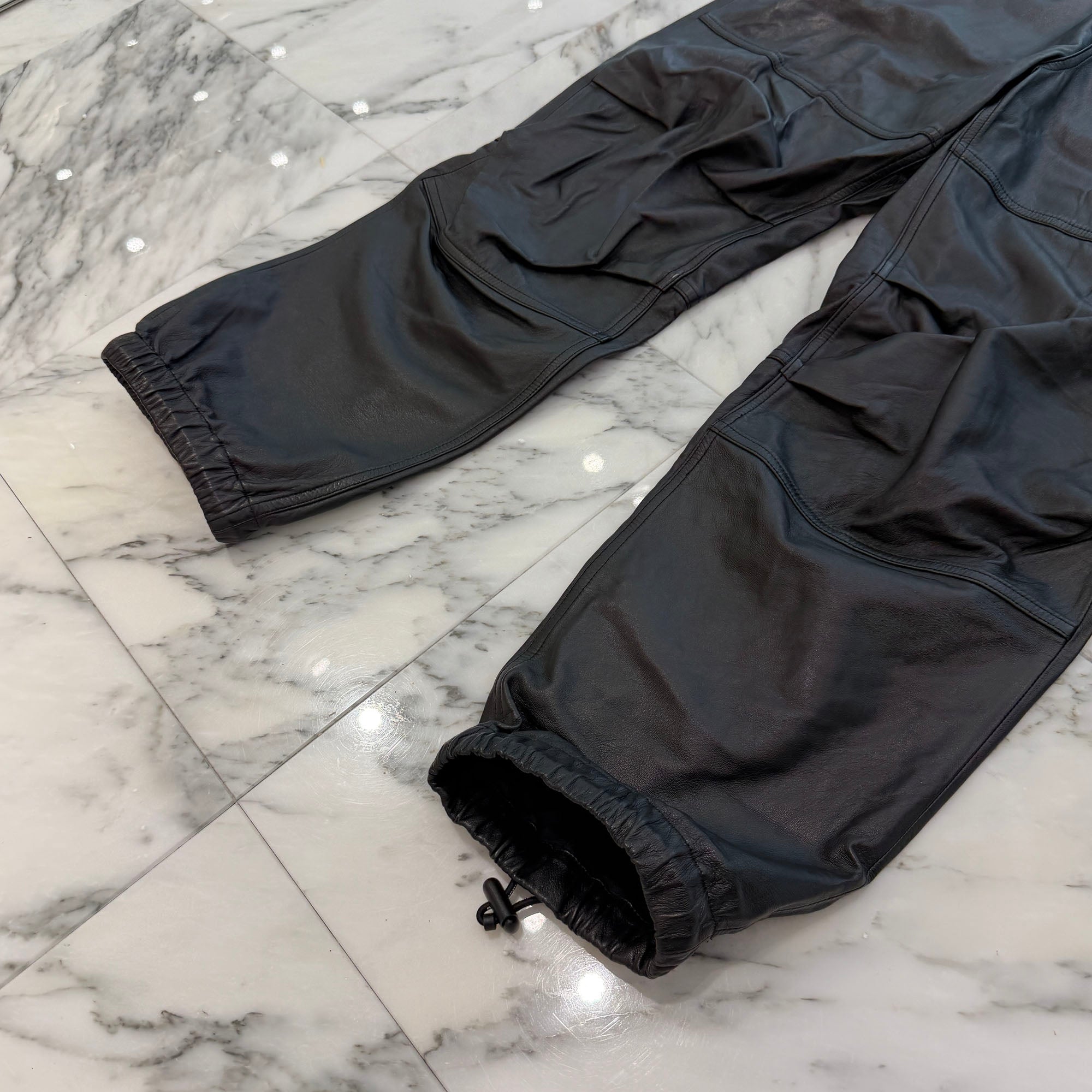 Alexander Wang Lamb Leather Tapered Pants Size M アレキサンダーワン ラムレザー テーパードパンツ サイズM