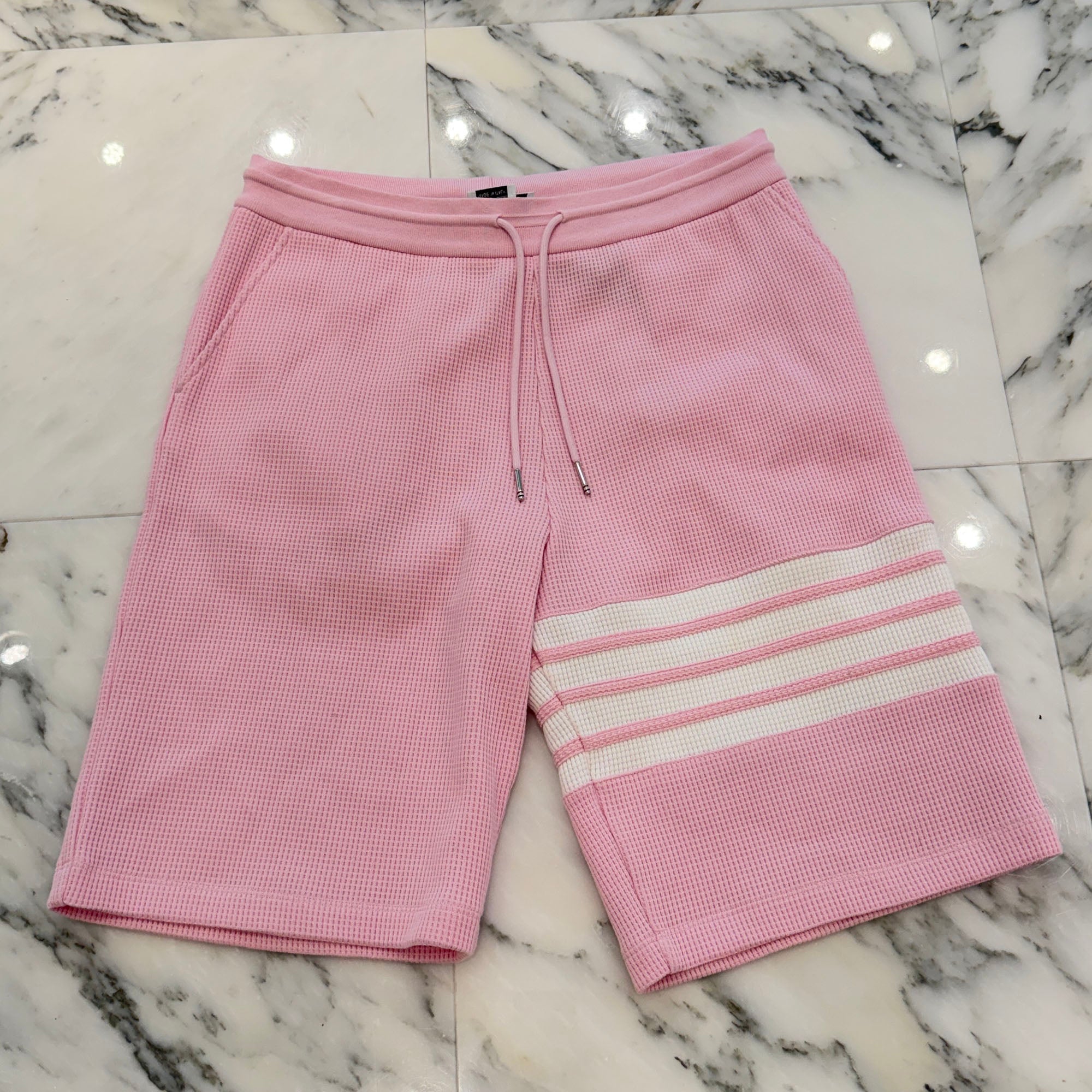 THOM BROWNE 2022SS 4BAR Waffle Sweat Shorts MJQ083A-06452-680 Size 2 トムブラウン 4BAR ワッフル スウェットショーツ サイズ2