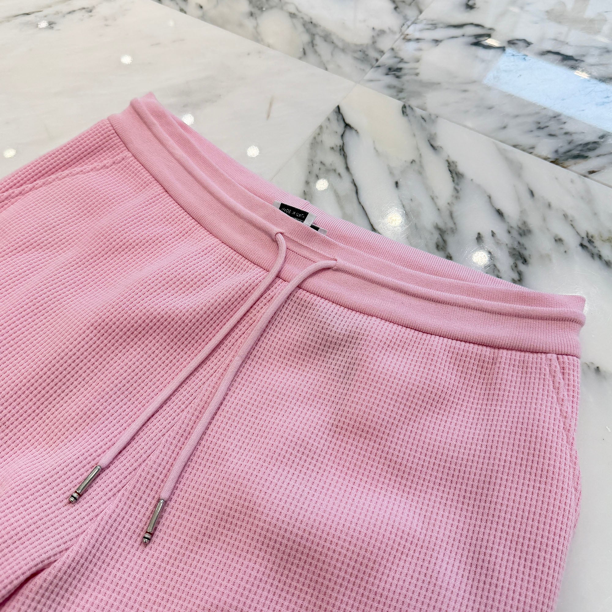 THOM BROWNE 2022SS 4BAR Waffle Sweat Shorts MJQ083A-06452-680 Size 2 トムブラウン 4BAR ワッフル スウェットショーツ サイズ2