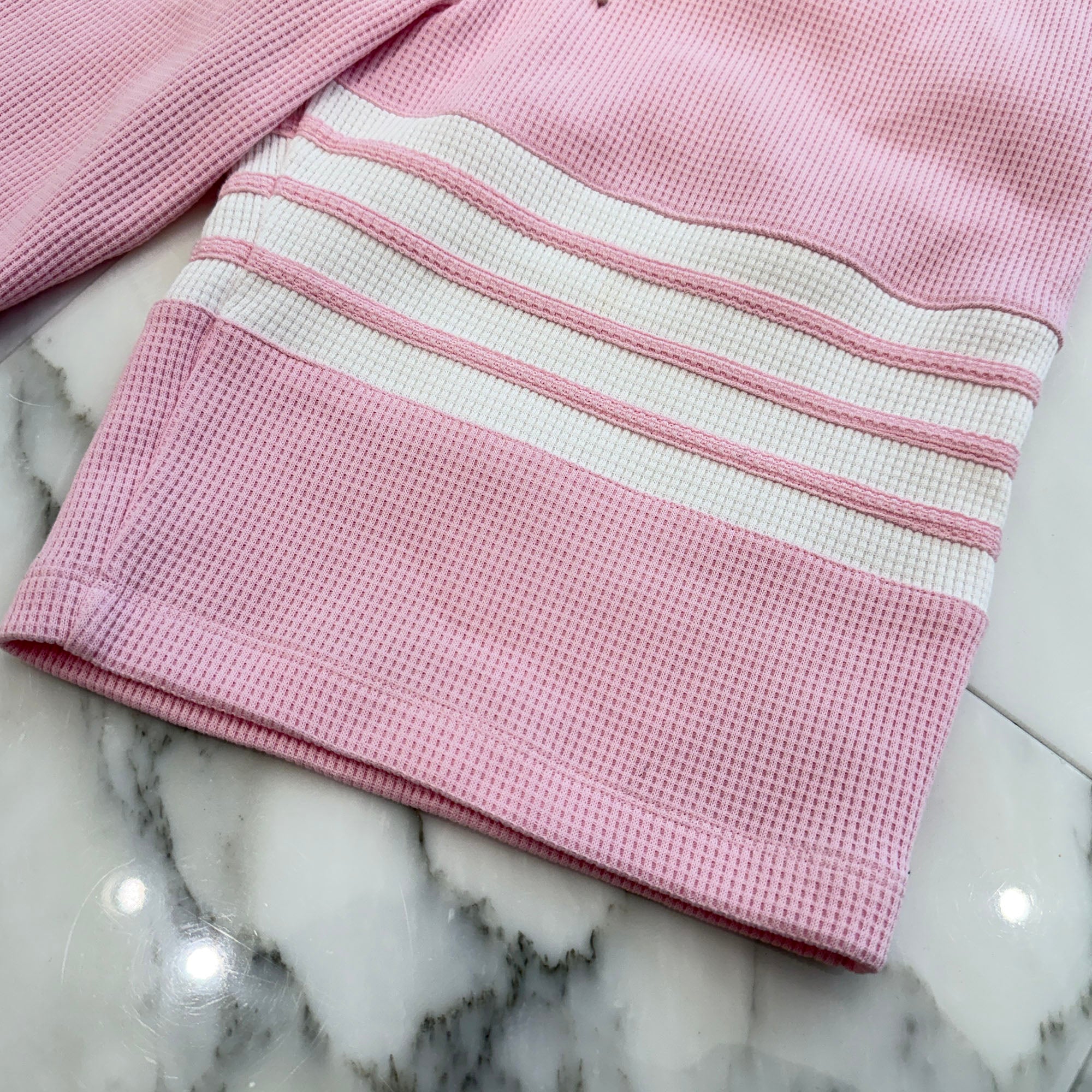 THOM BROWNE 2022SS 4BAR Waffle Sweat Shorts MJQ083A-06452-680 Size 2 トムブラウン 4BAR ワッフル スウェットショーツ サイズ2