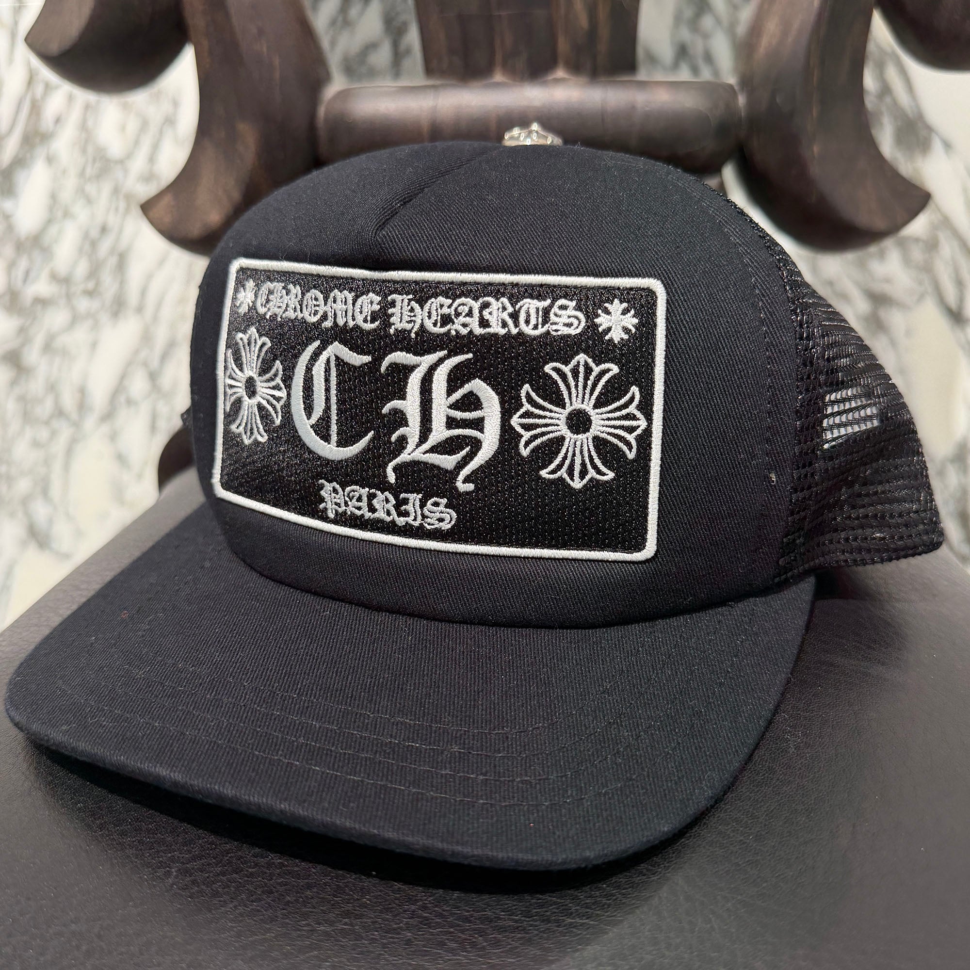CHROME HEARTS Paris Limited Trucker Cap Size ONE SIZE (51-61
