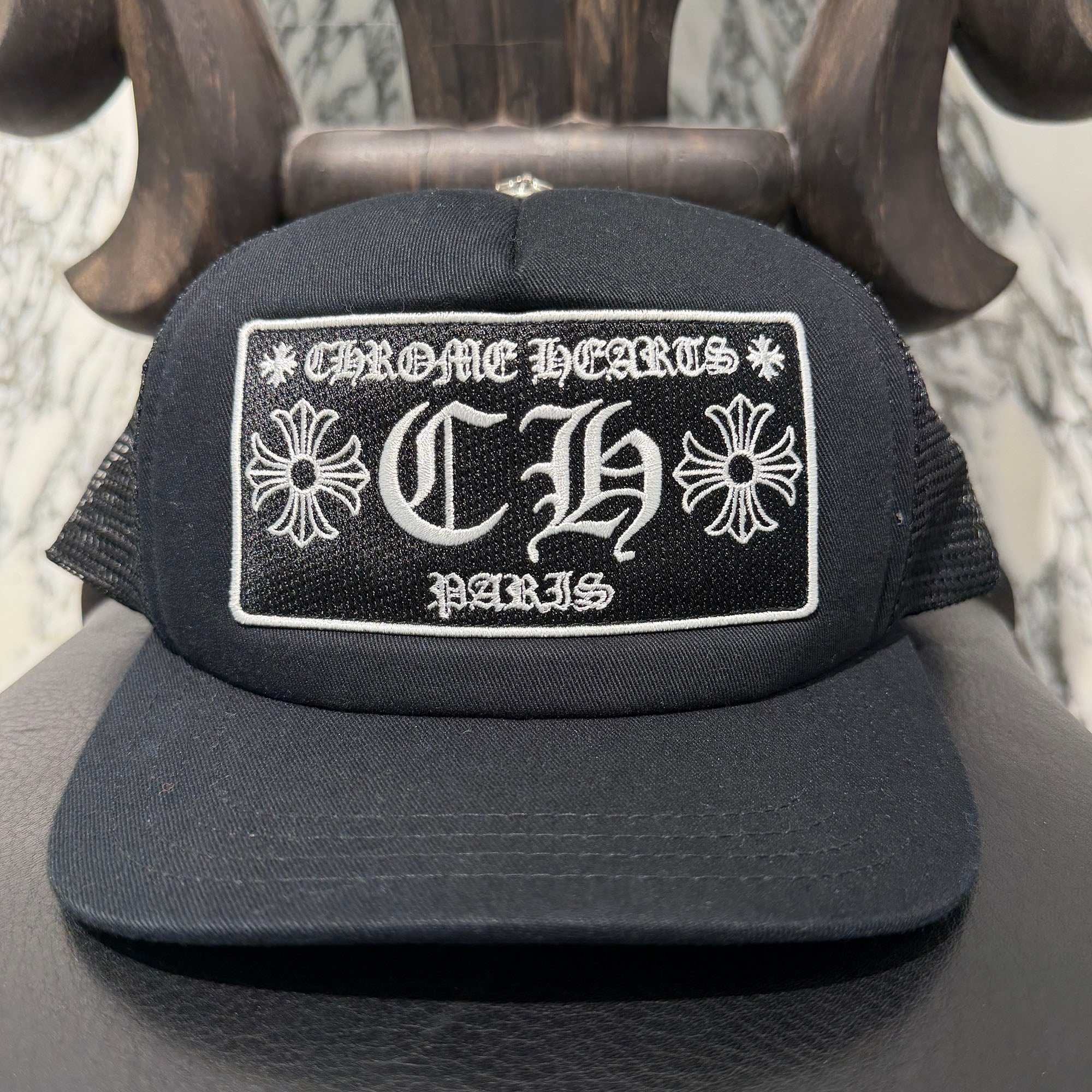 CHROME HEARTS Paris Limited Trucker Cap Size ONE SIZE (51-61) クロムハーツ パリス限定 トラッカーキャップ サイズONE SIZE (51-61)