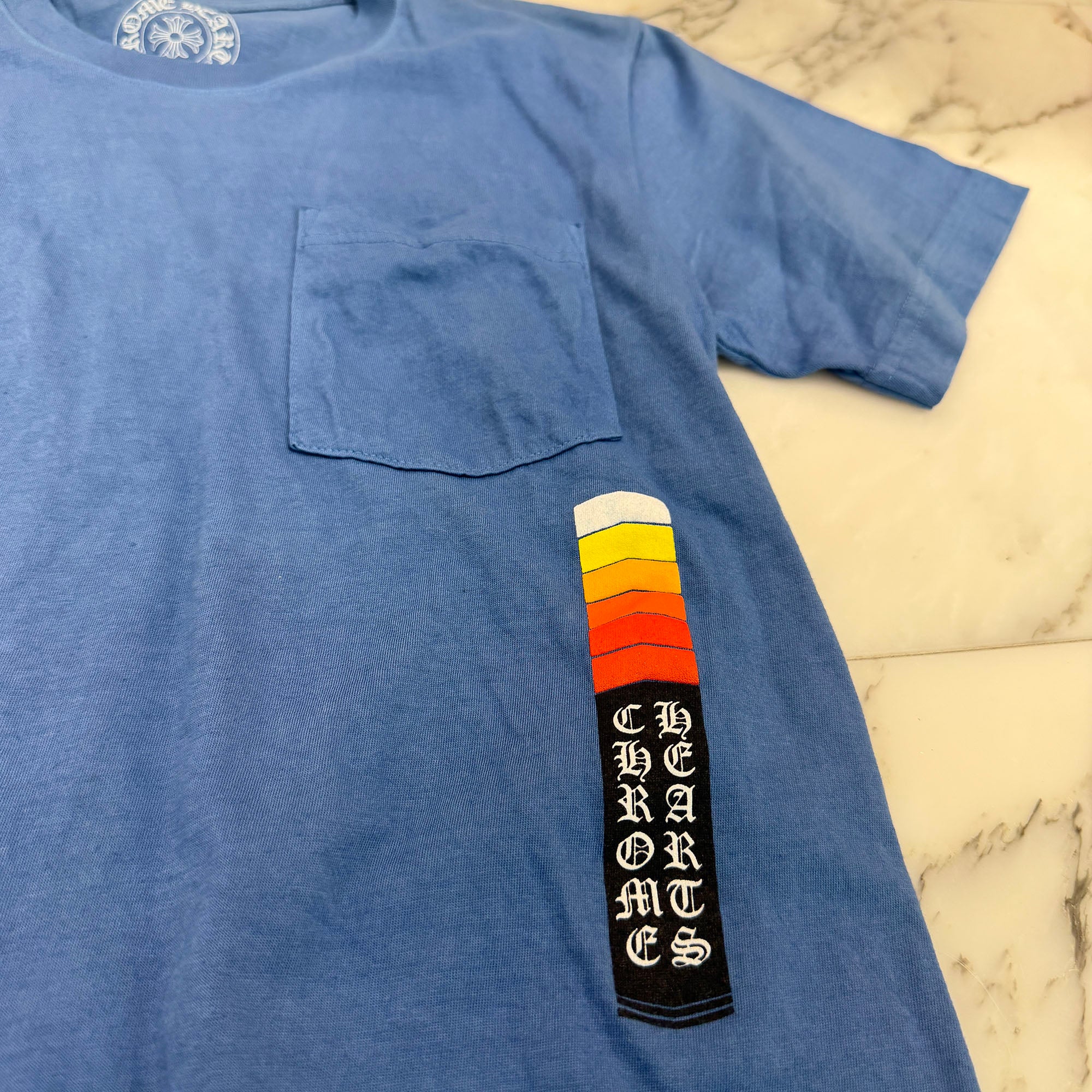 CHROME HEARTS Neon Bar Logo Tee Size S クロムハーツ ネオンバーロゴTシャツ サイズS