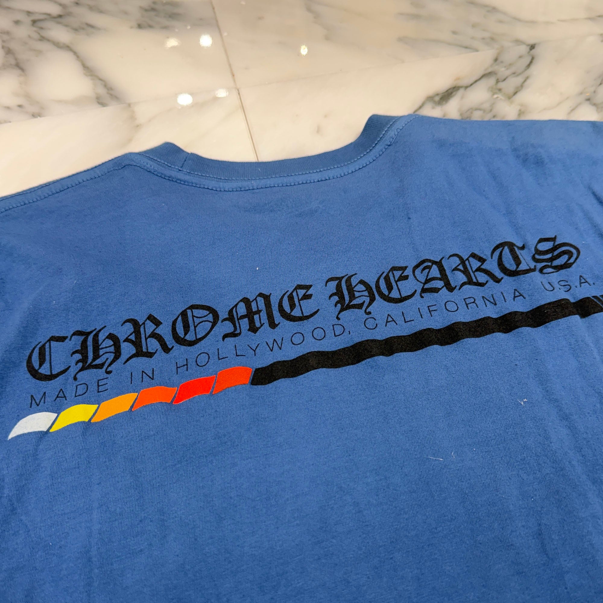 CHROME HEARTS Neon Bar Logo Tee Size S クロムハーツ ネオンバーロゴTシャツ サイズS