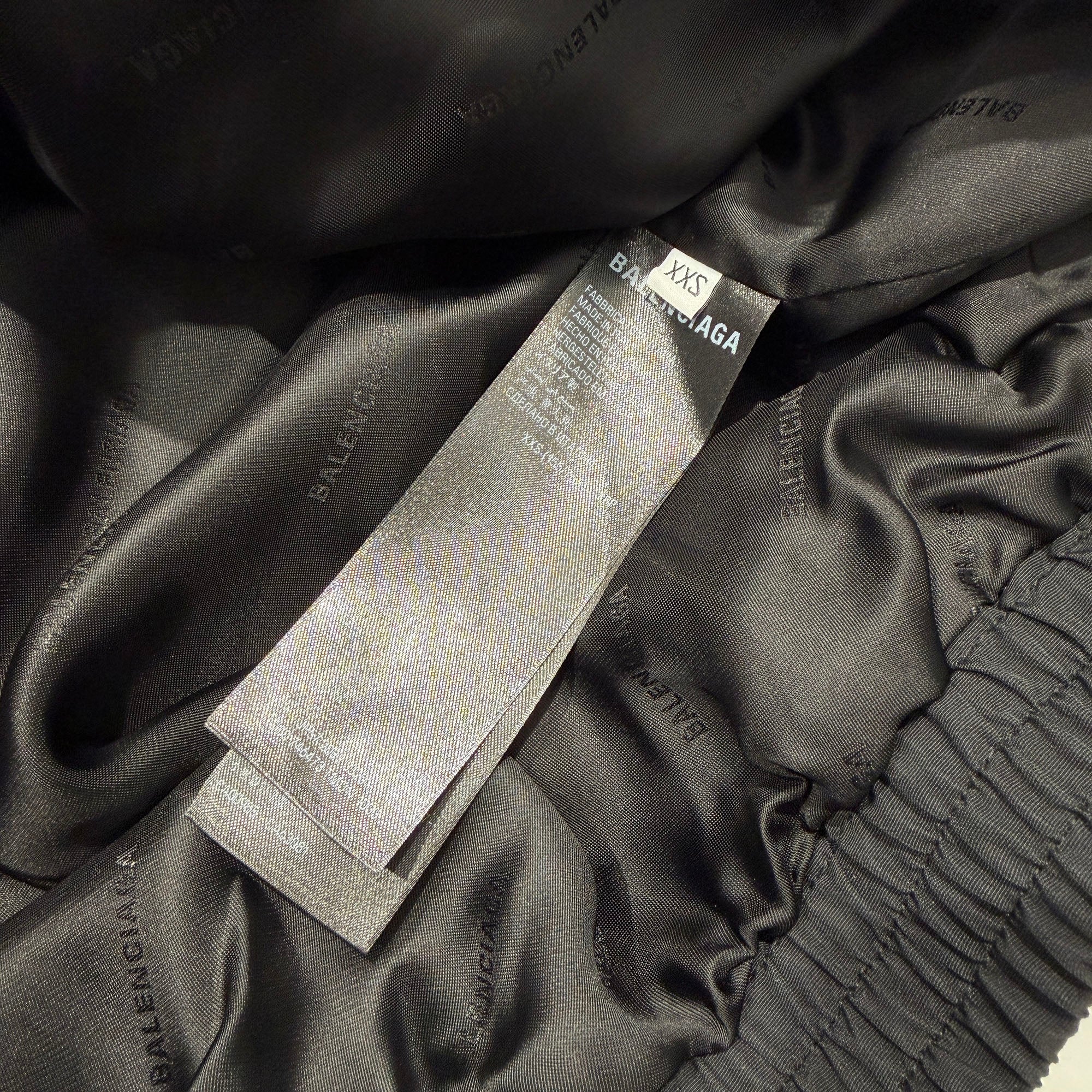 BALENCIAGA 2023SS Minimal Tracksuit Zip Up Jacket 746473 TM017 Size XXS バレンシアガ ミニマル トラックスーツ ジップアップジャケット サイズXXS