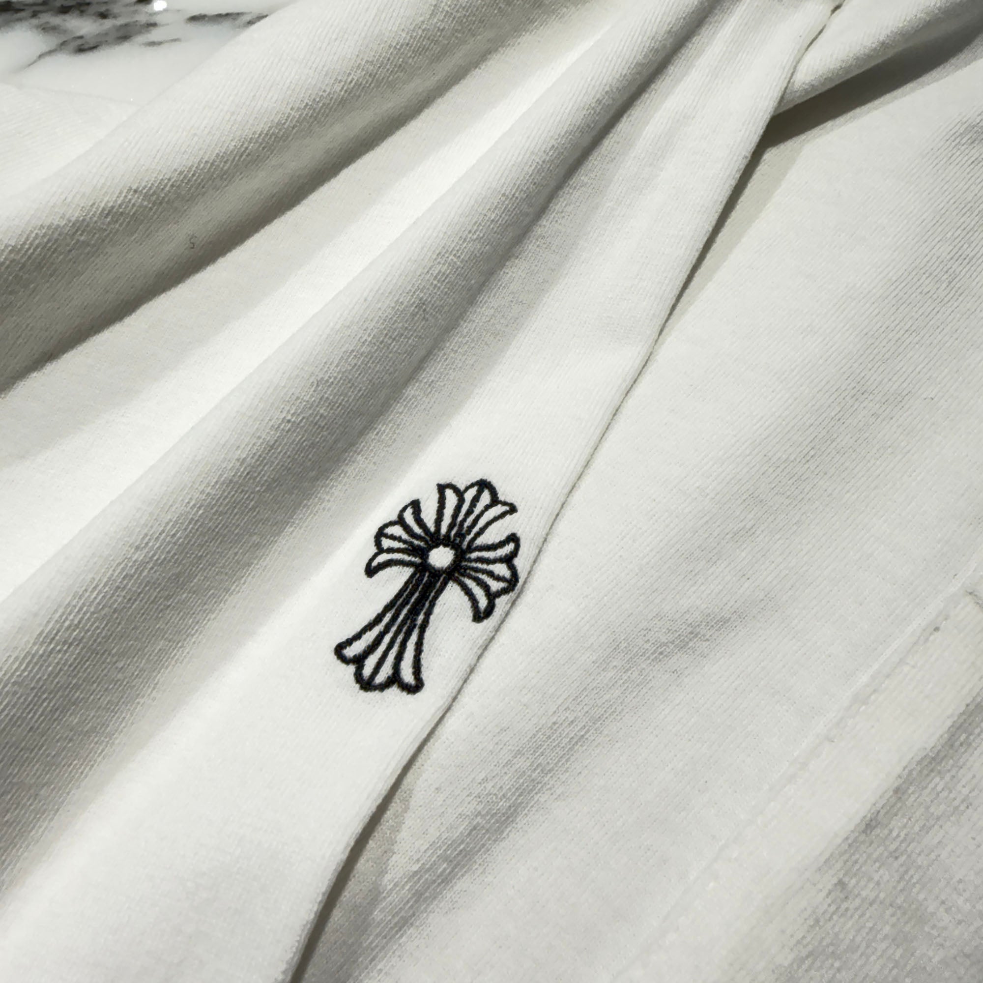 CHROME HEARTS Y NOT Vertical Logo Embroidery Long Sleeve Tee Size L クロムハーツ ワイノット ヴァーティカルロゴ刺繍 ロングスリーブTシャツ サイズL