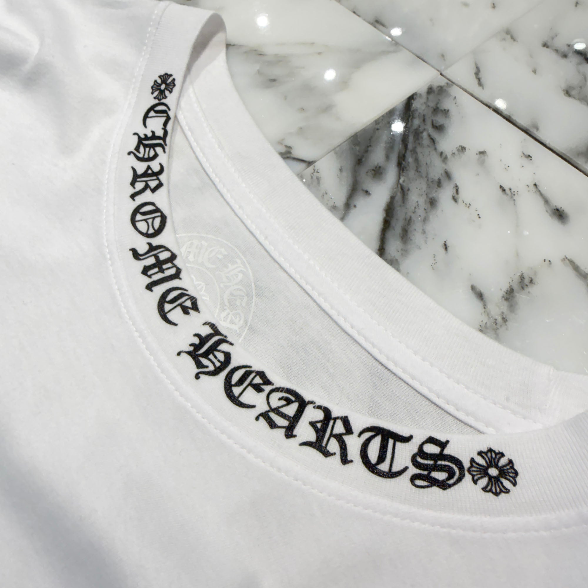 CHROME HEARTS Neck Logo Long Sleeve Tee Size XL クロムハーツ ネックロゴ ロングスリーブTシャツ サイズXL