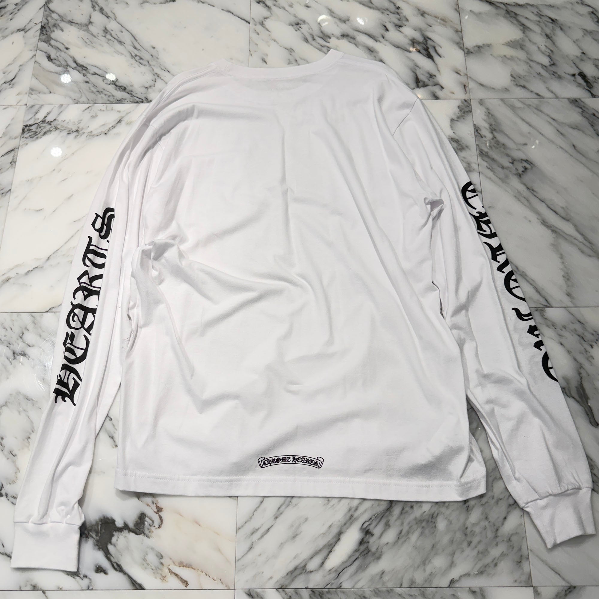 CHROME HEARTS Neck Logo Long Sleeve Tee Size XL クロムハーツ ネックロゴ ロングスリーブTシャツ サイズXL