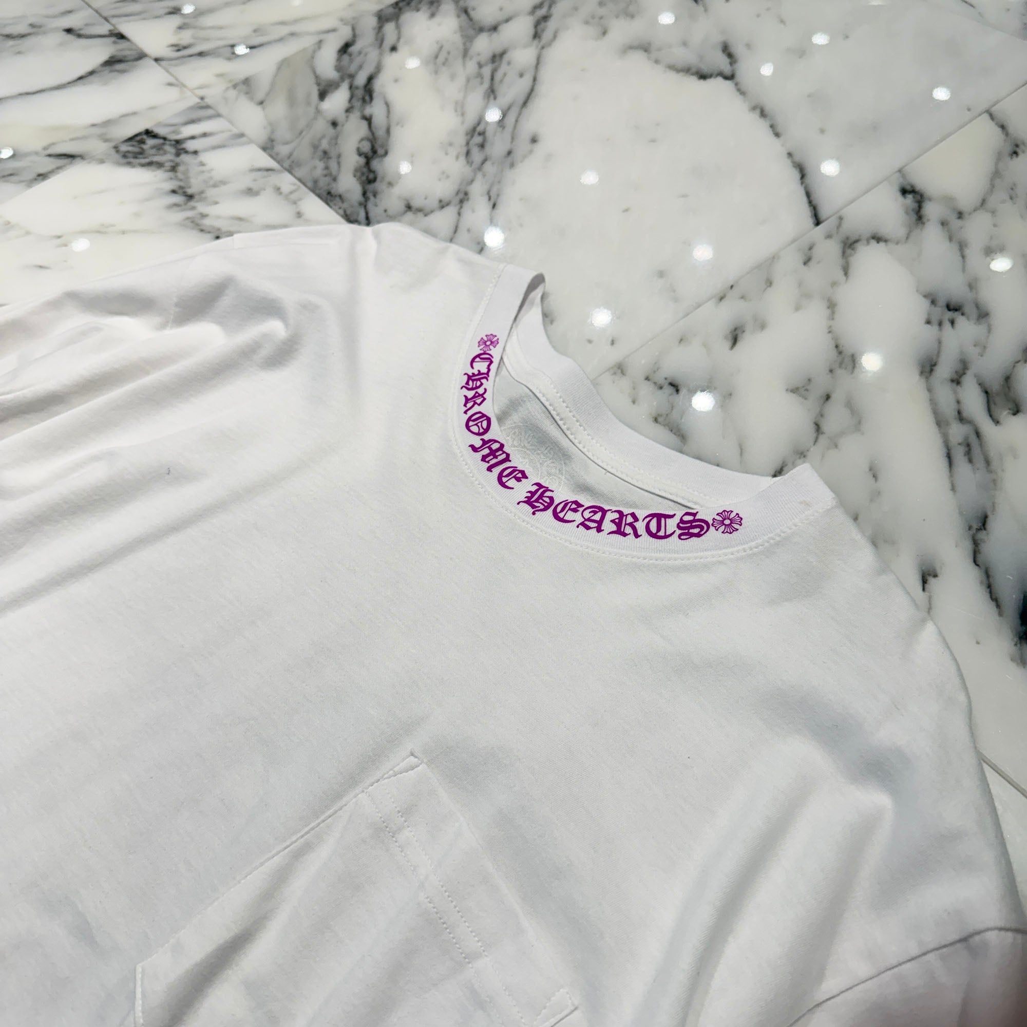 CHROME HEARTS Neck Logo Long Sleeve Tee Size XL クロムハーツ ネックロゴ ロングスリーブTシャツ サイズXL