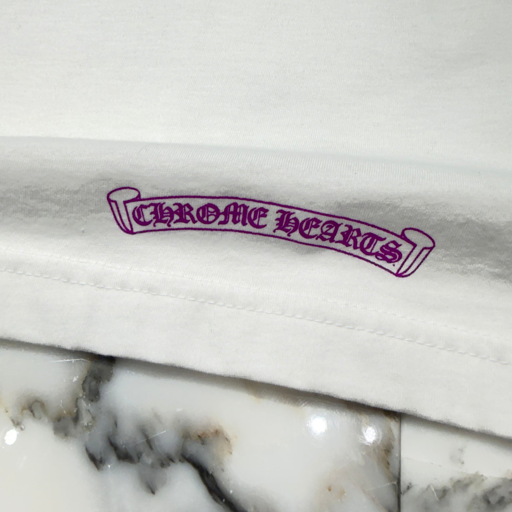 CHROME HEARTS Neck Logo Long Sleeve Tee Size XL クロムハーツ ネックロゴ ロングスリーブTシャツ サイズXL