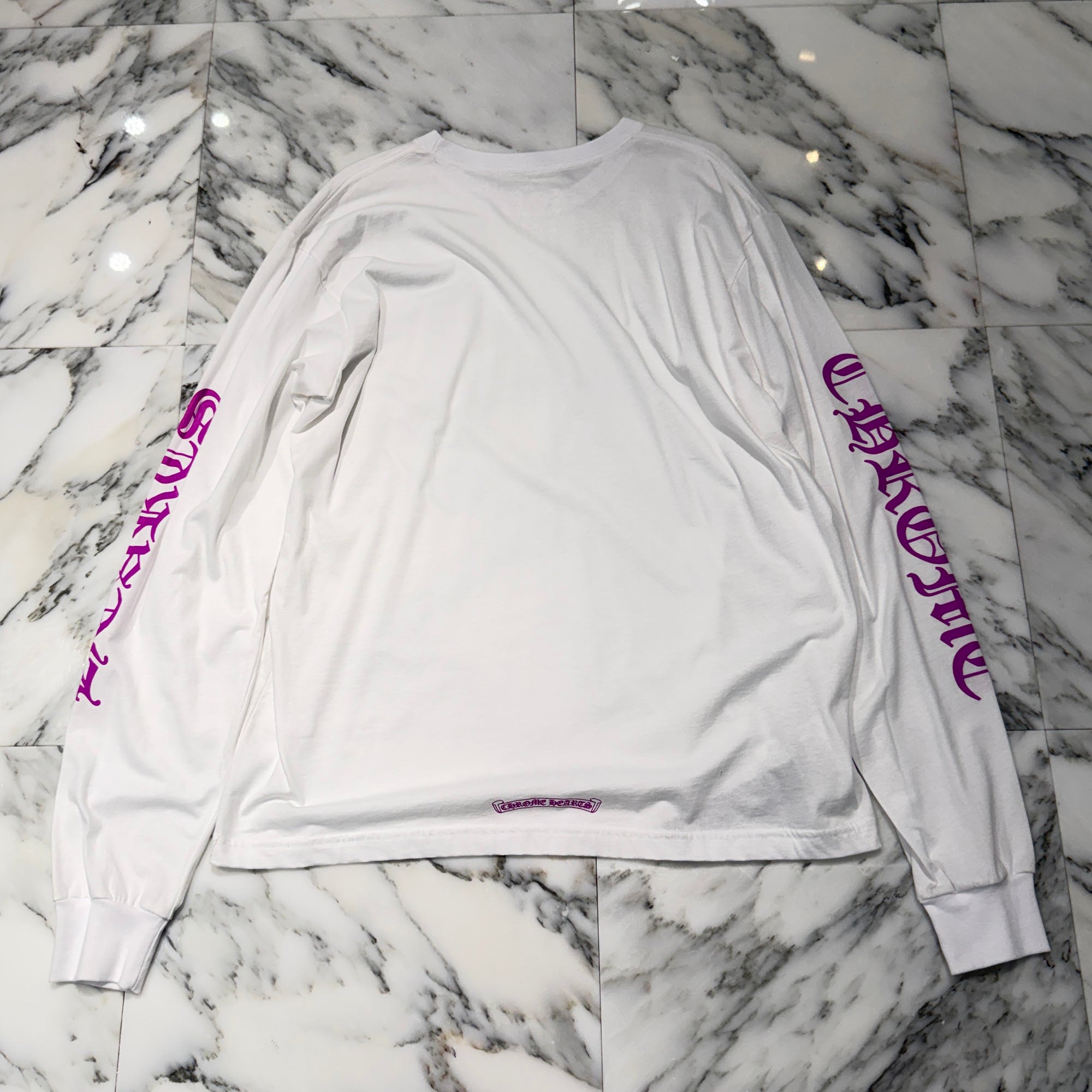 CHROME HEARTS Neck Logo Long Sleeve Tee Size XL クロムハーツ ネックロゴ ロングスリーブTシャツ サイズXL