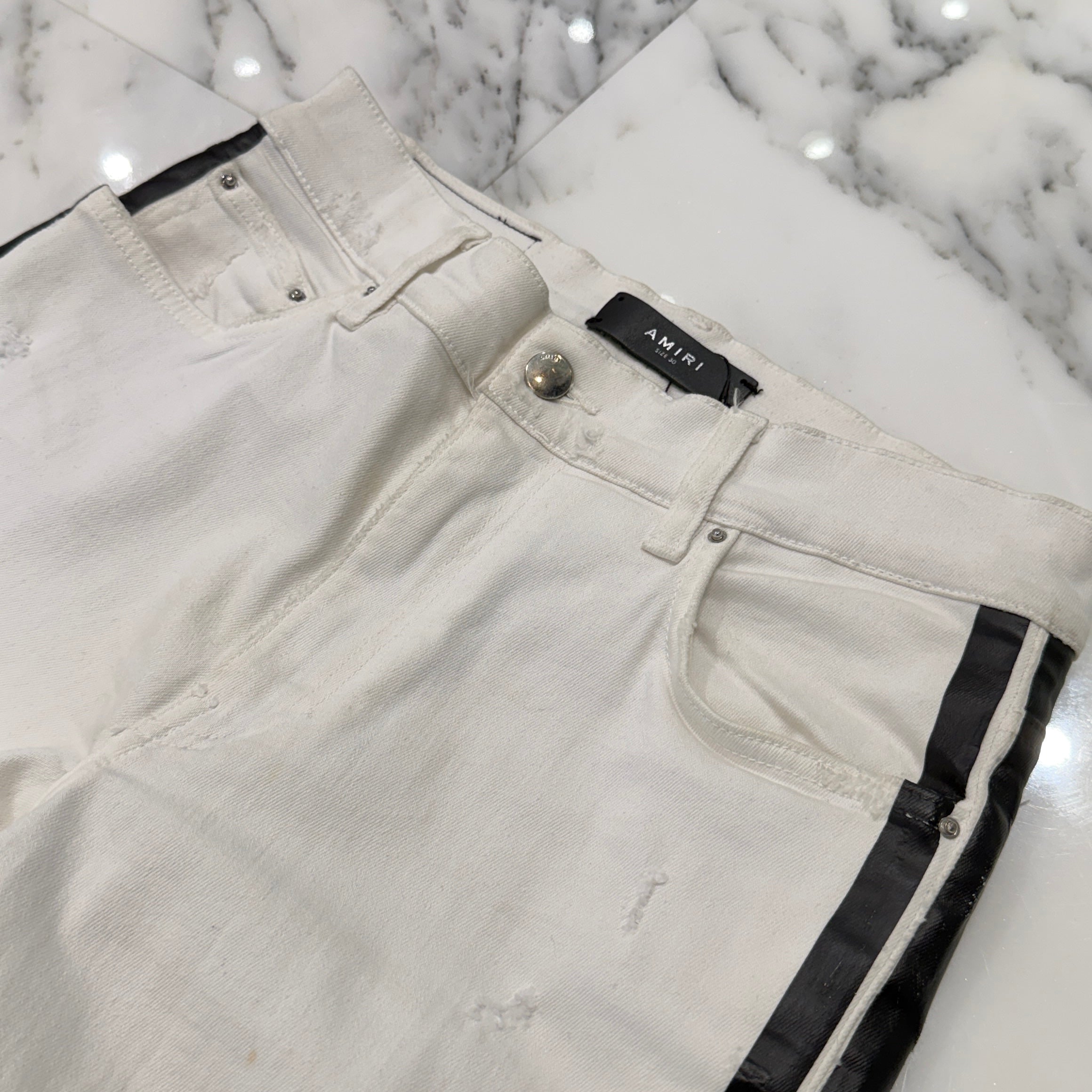 AMIRI Side Line Damaged Skinny Denim Pants Size 30 アミリ サイドライン ダメージ スキニー デニムパンツ サイズ30