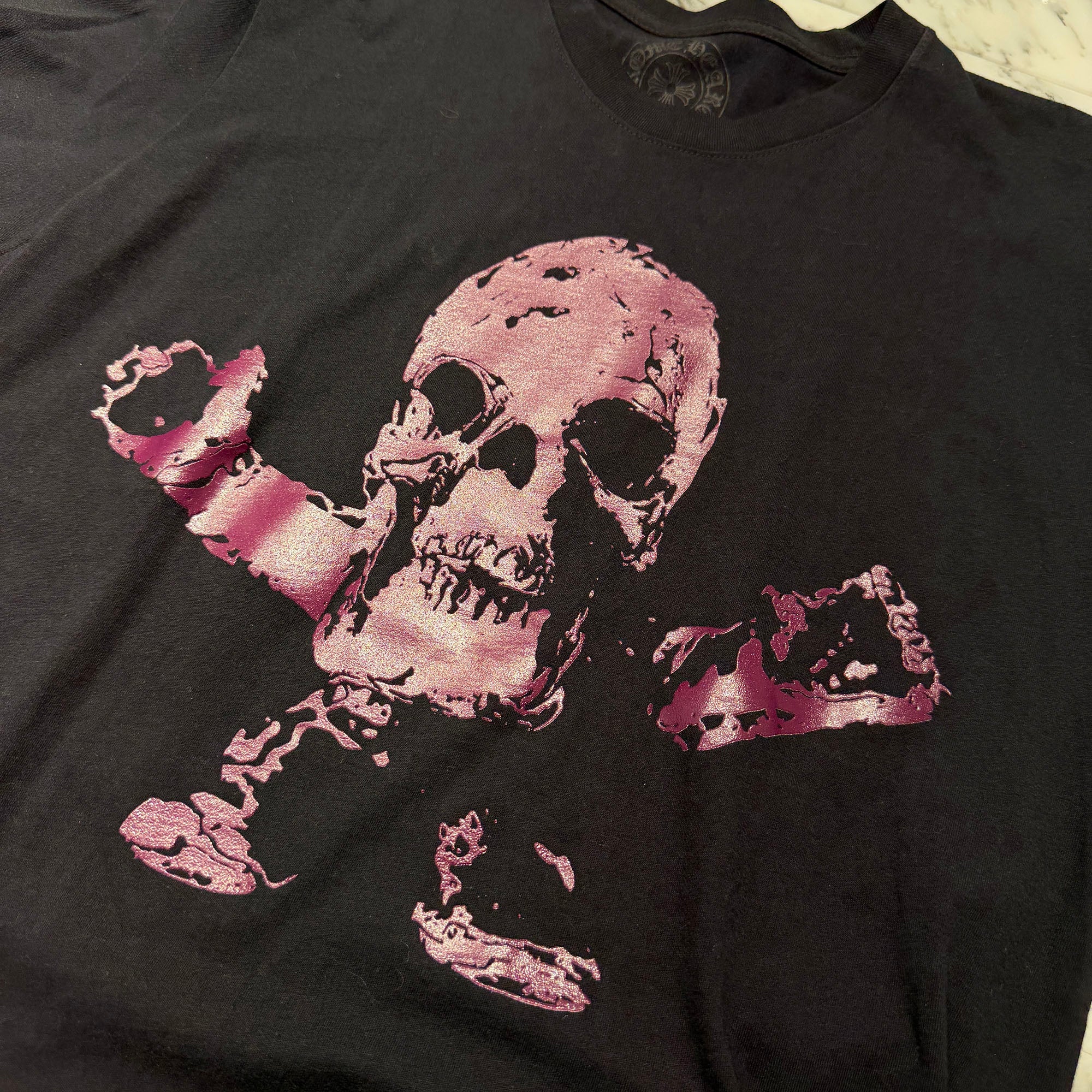 CHROME HEARTS FOTI Harris Teeter Print Tee Size M クロムハーツ フォティ・ハリスティーター プリント Tシャツ サイズM