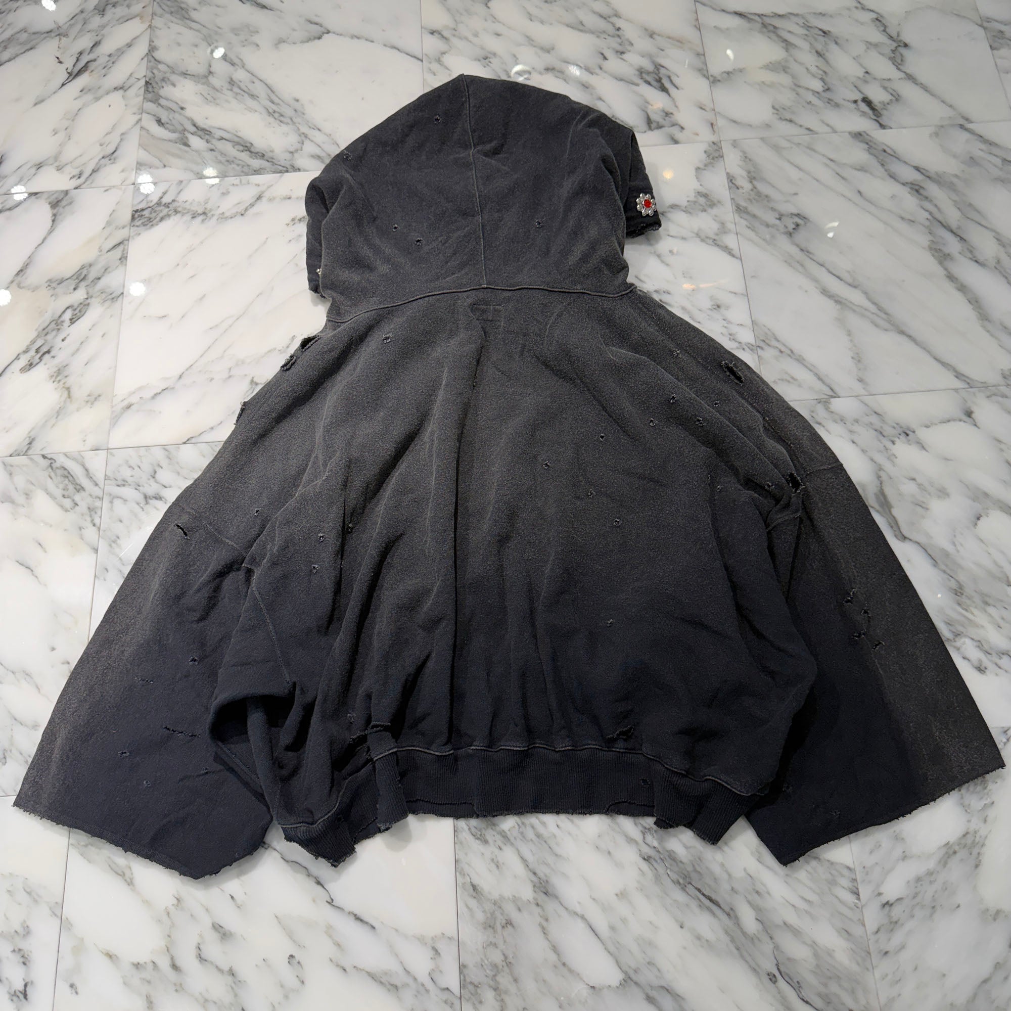 KAPITAL Thriller Distressed Devil Studs Zip Up Hoodie K2503L C053 Size ONE SIZE キャピタル スリラー ディストレスト デビル スタッズ ジップアップフーディ サイズONE SIZE