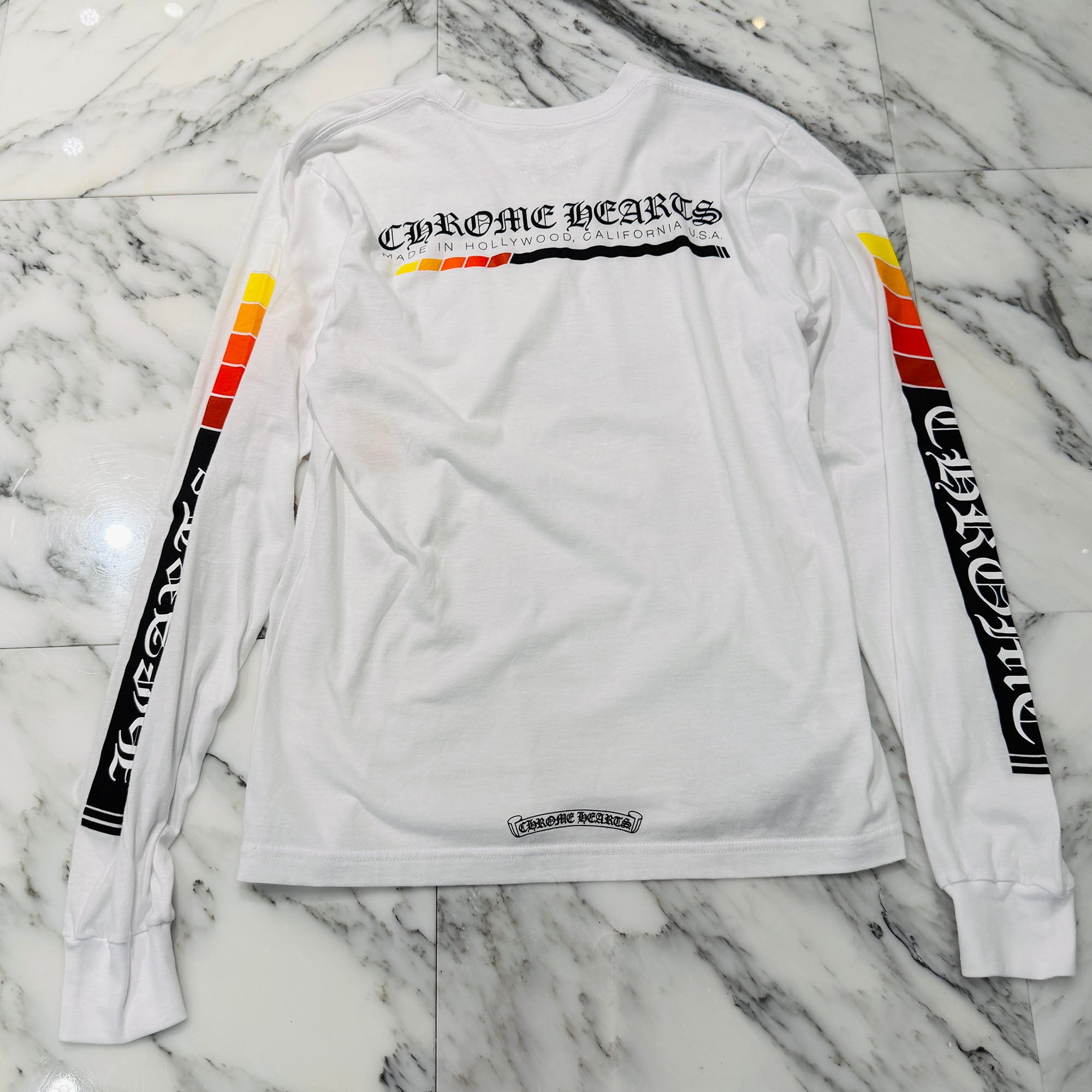 CHROME HEARTS Neon Bar Logo Long Sleeve Tee Size XS クロムハーツ ネオンバー ロゴ ロングスリーブ Tシャツ サイズXS