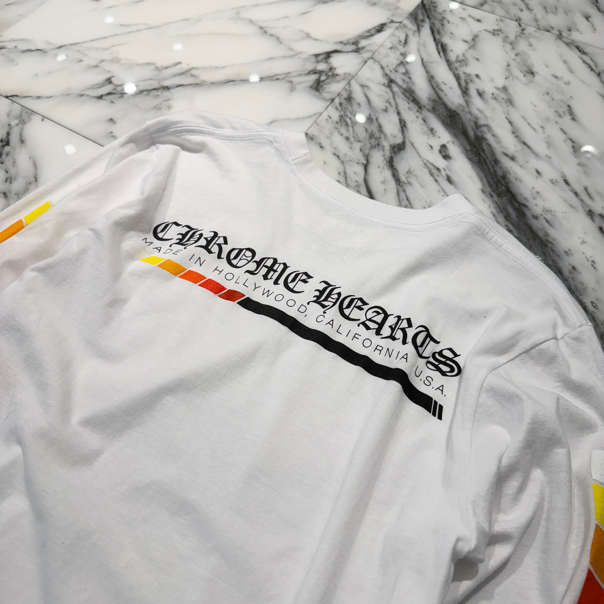 CHROME HEARTS Neon Bar Logo Long Sleeve Tee Size XS クロムハーツ ネオンバー ロゴ ロングスリーブ Tシャツ サイズXS