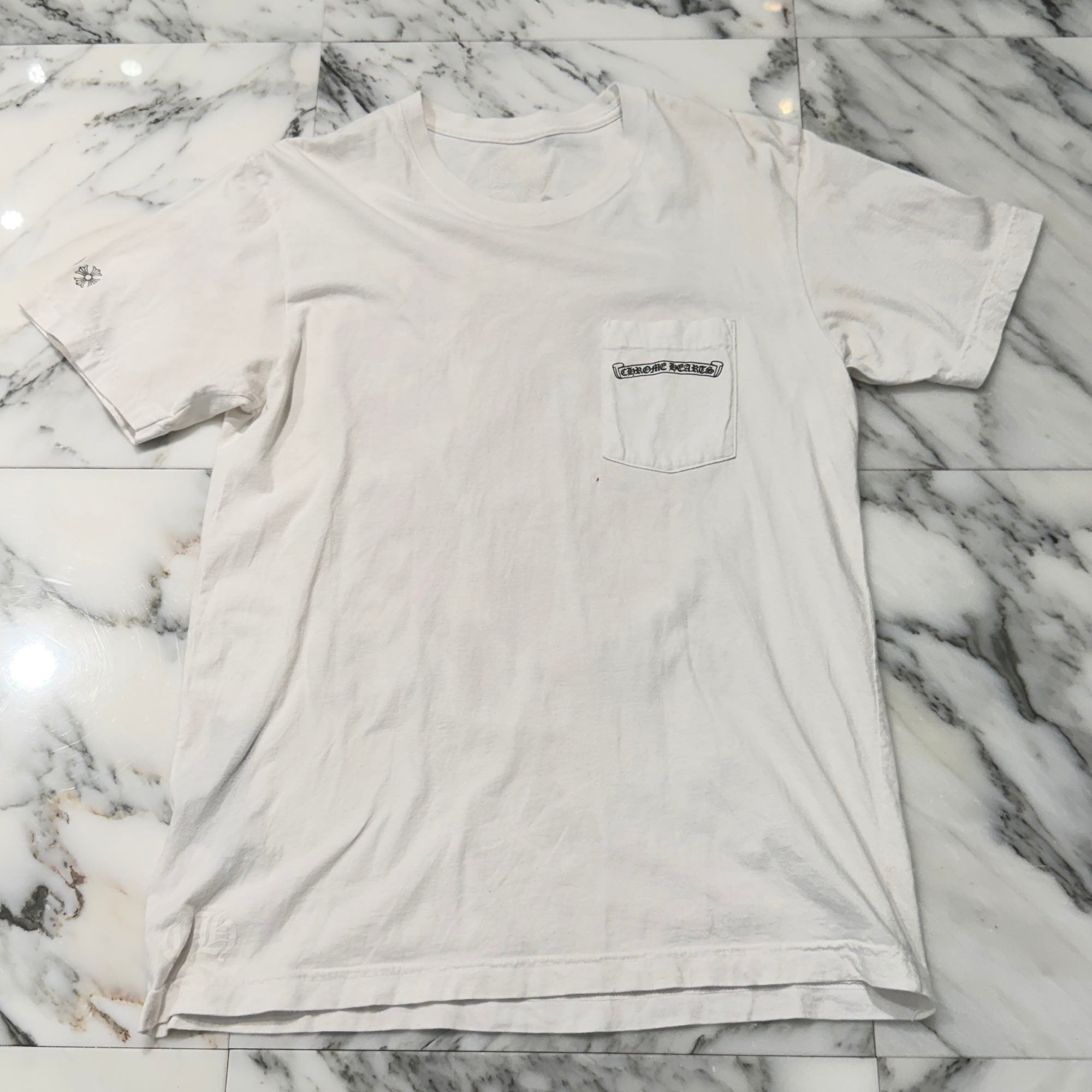 CHROME HEARTS Dagger Eye Chart Tee Size L クロムハーツ ダガーアイ