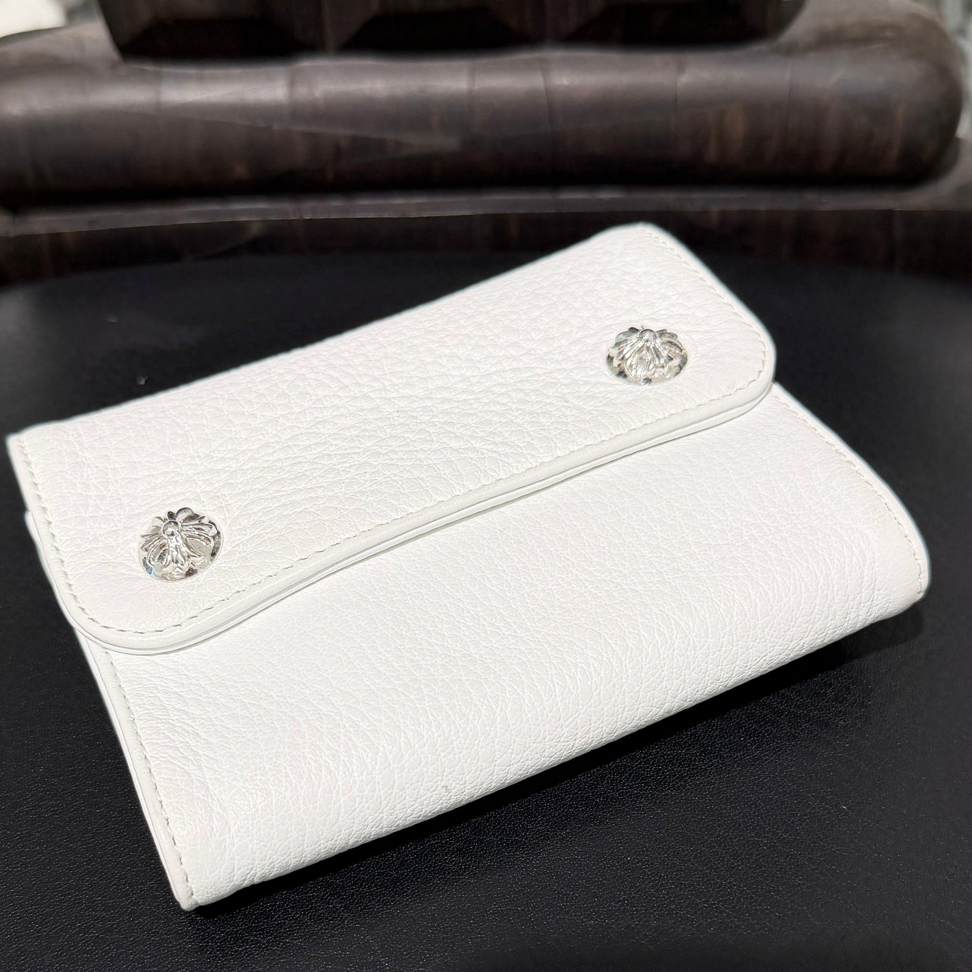 CHROME HEARTS Wave Mini Cross Ball Wallet クロムハーツ ウェイブミニ クロスボール ウォレット
