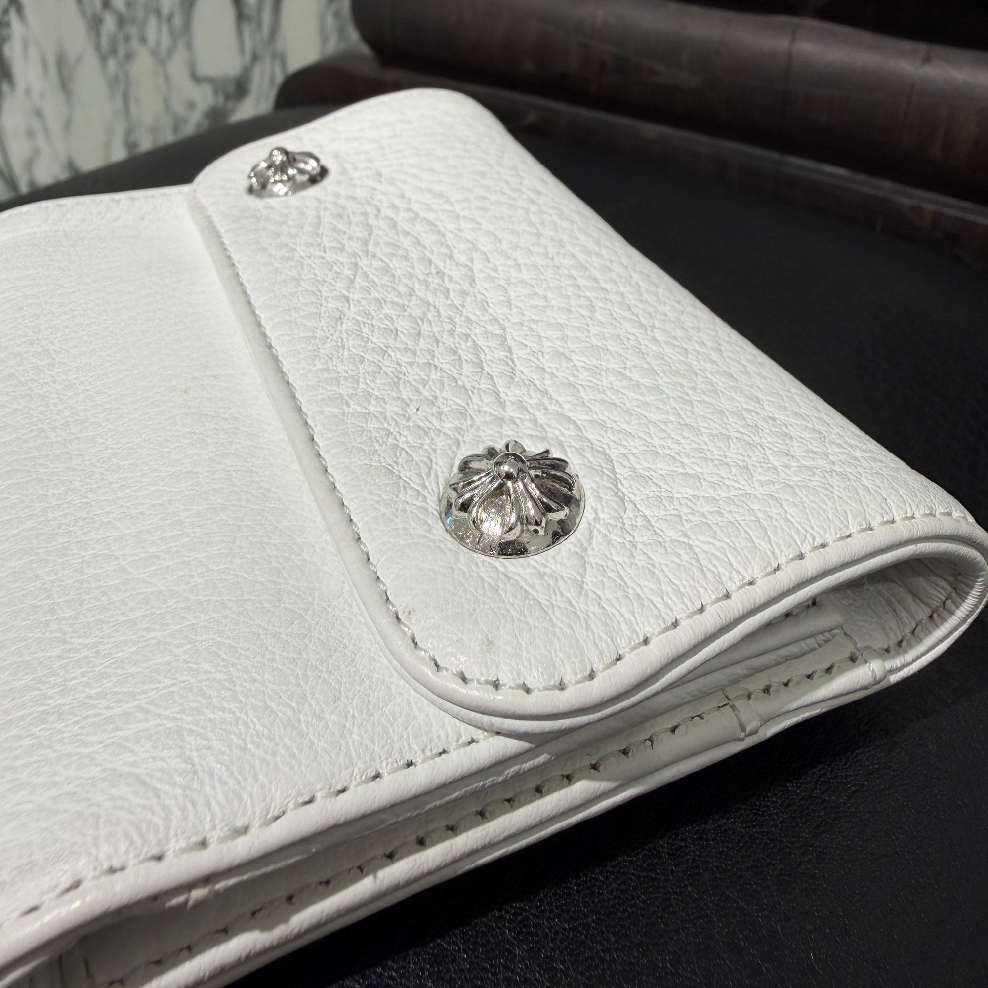 CHROME HEARTS Wave Mini Cross Ball Wallet クロムハーツ ウェイブミニ クロスボール ウォレット